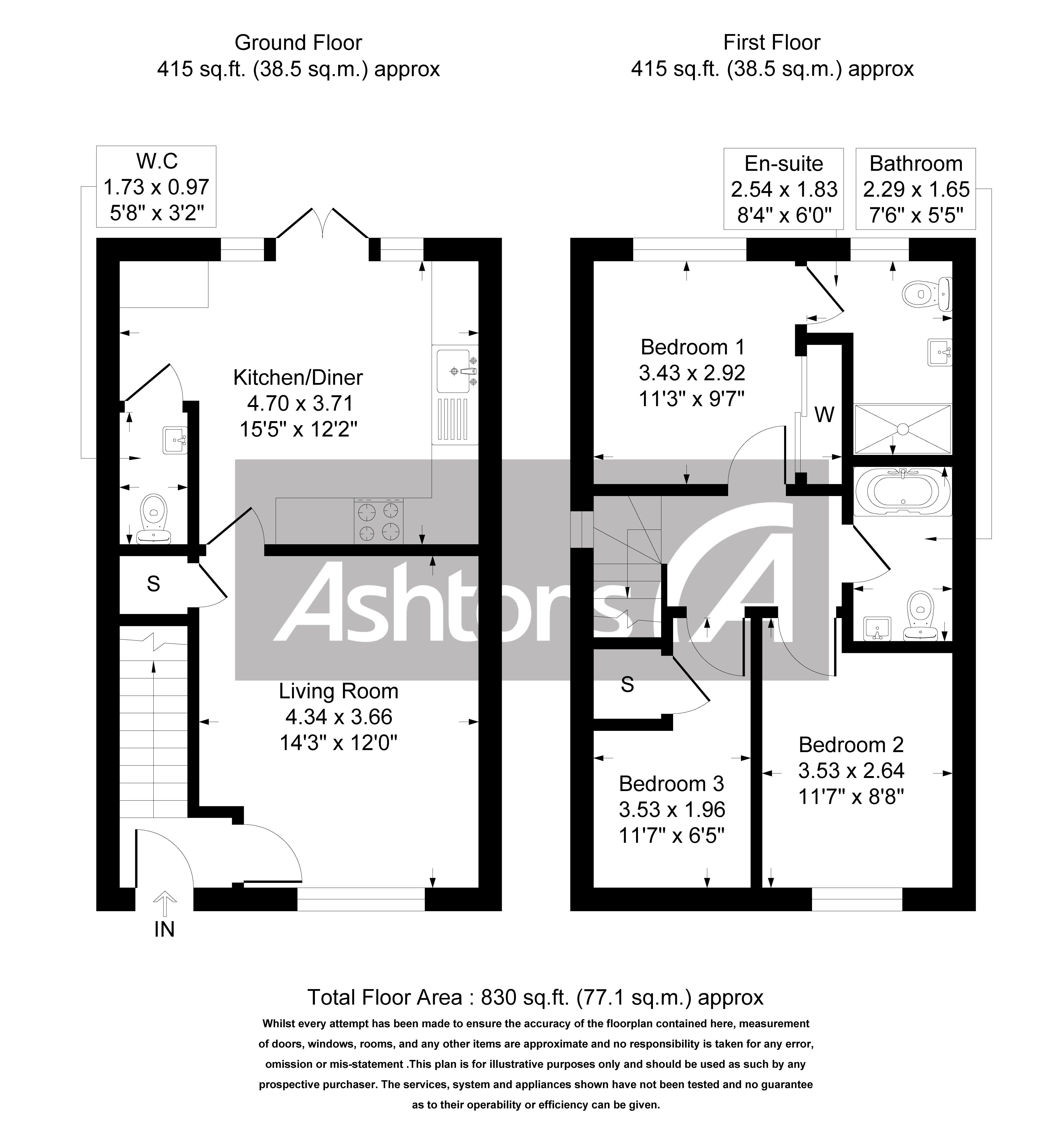 Winscar Close, Warrington Floor Plan