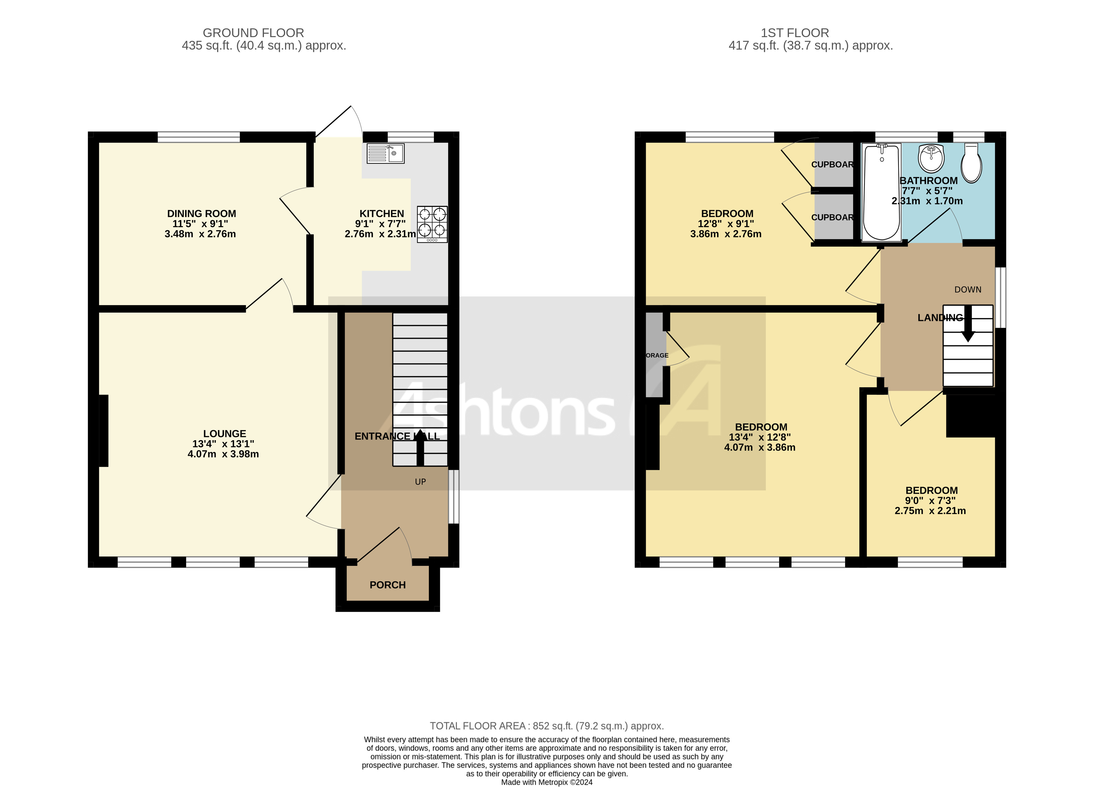 Melrose Avenue, Warrington Floor Plan