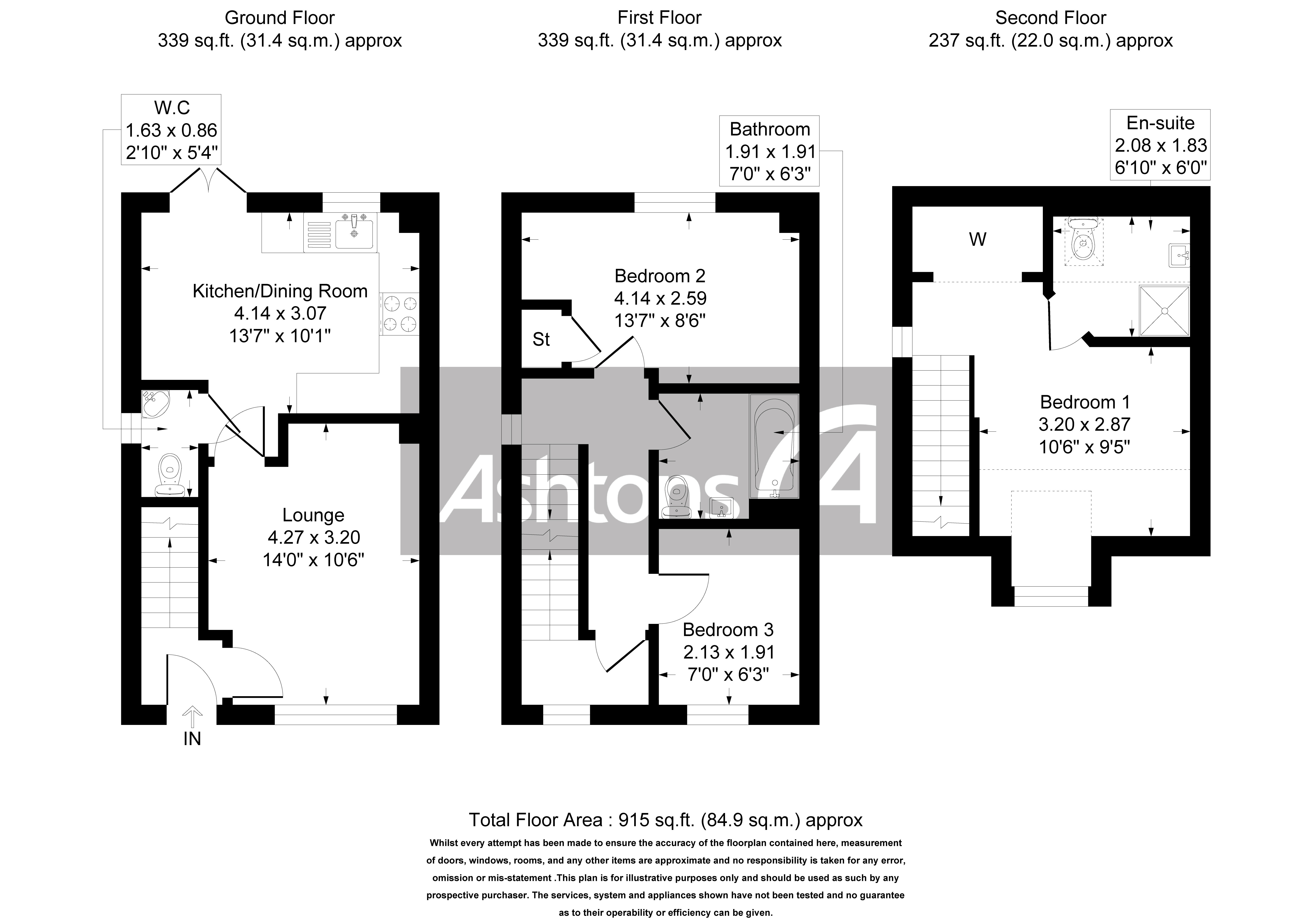 174c Peel House Lane, Widnes Floor Plan