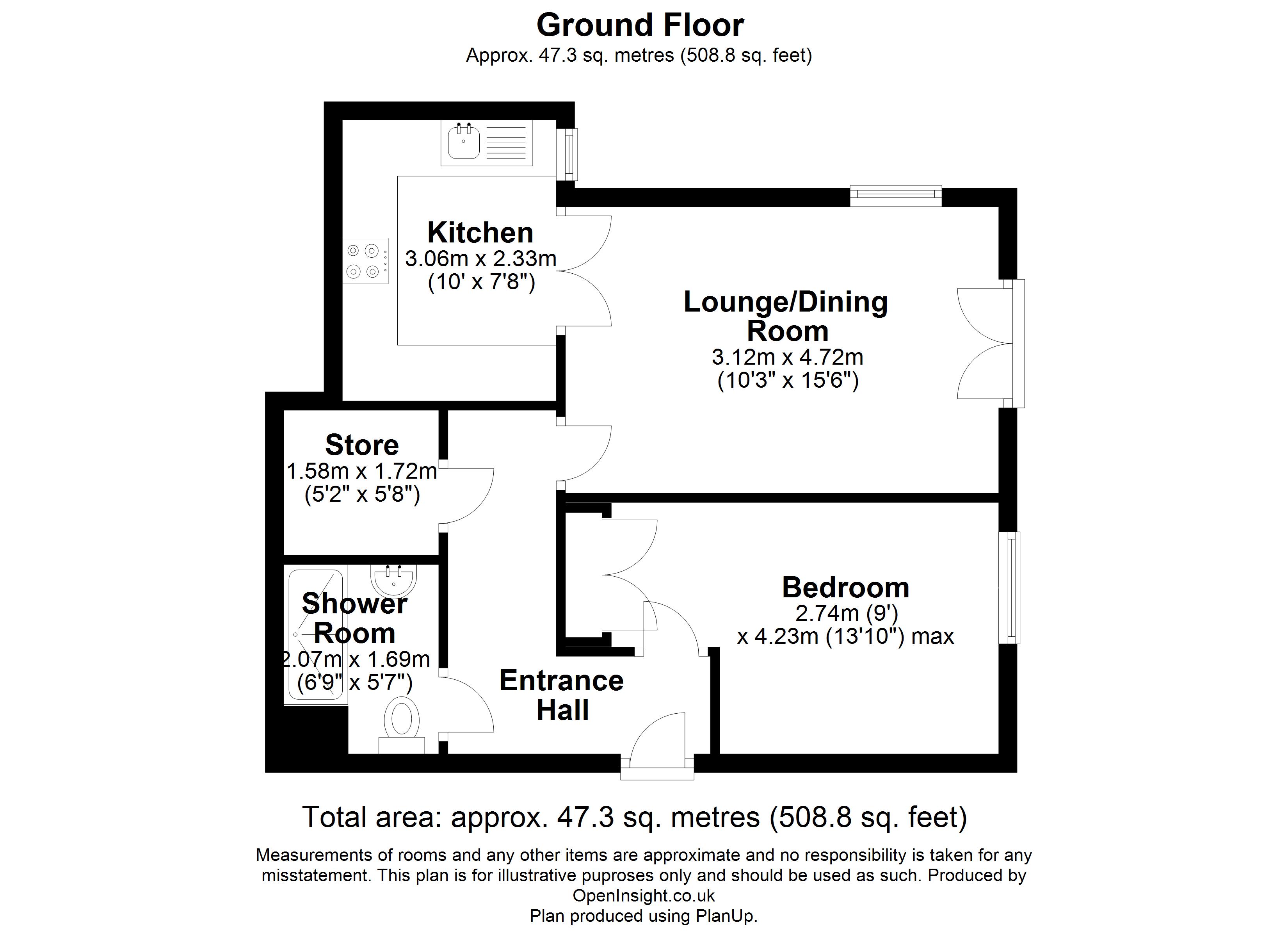 Flat 25, Warrington Floor Plan