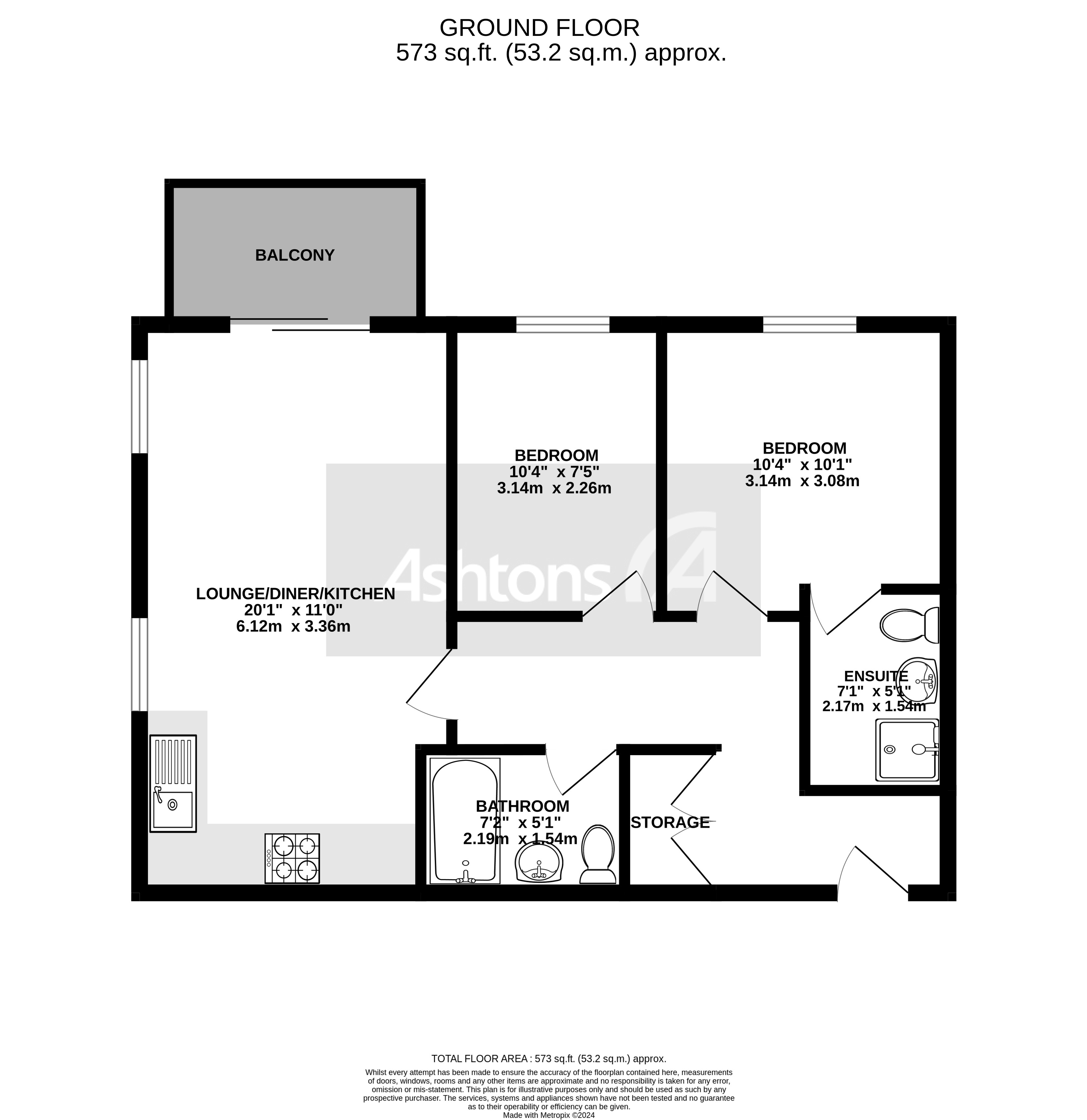 Lower Hall Street, St. Helens Floor Plan