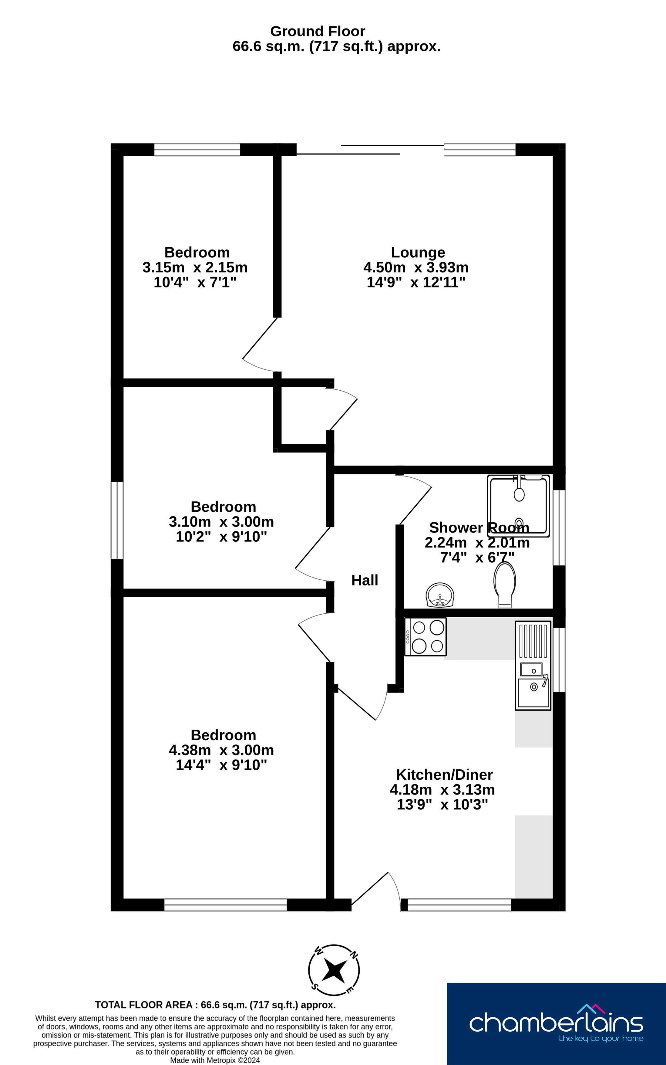 Soper Walk, Teignmouth, TQ14 Chamberlains Teignbridge Estate Agents