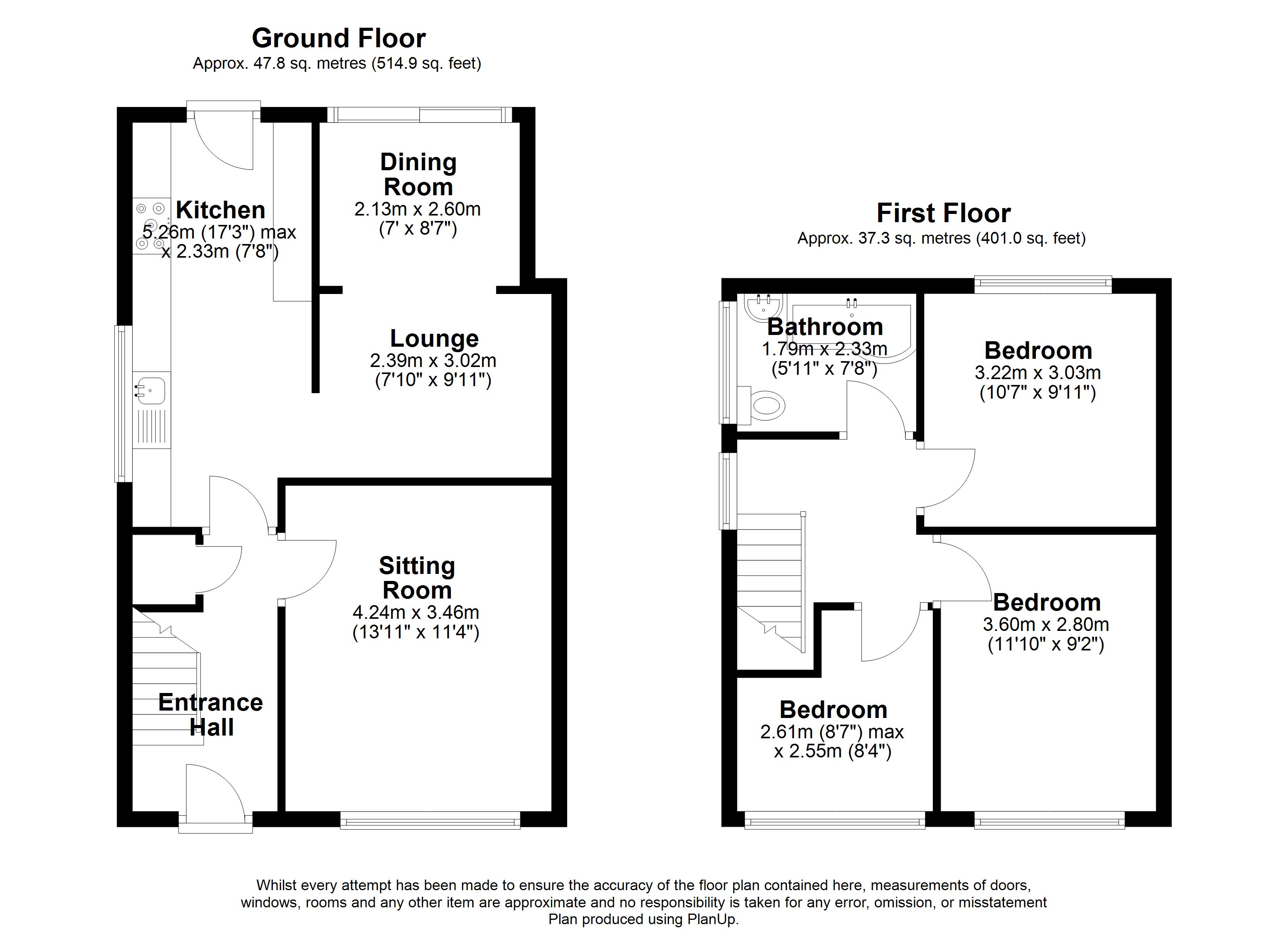 Chestnut Drive South, Leigh Floor Plan