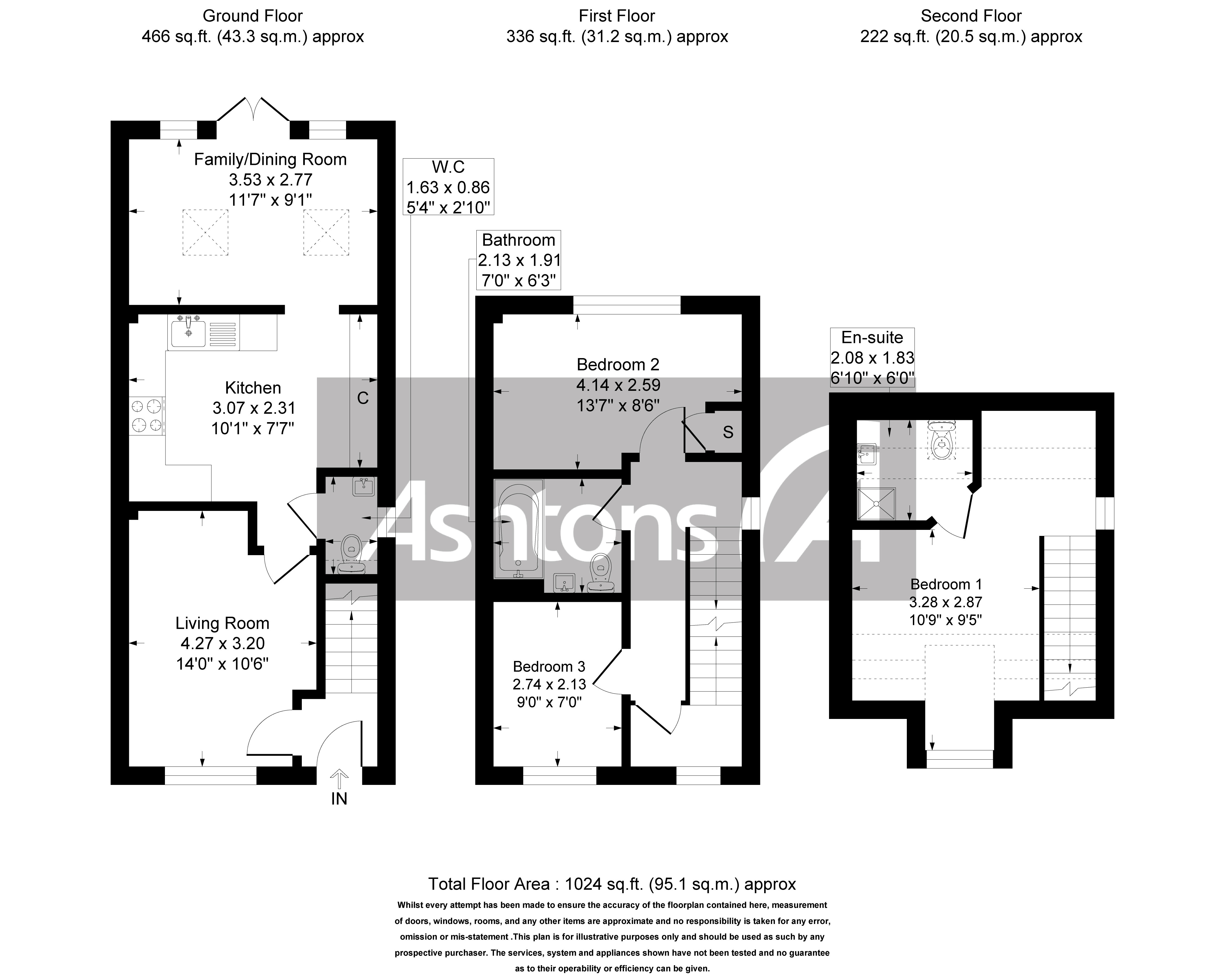 St. Peters Walk, Widnes Floor Plan