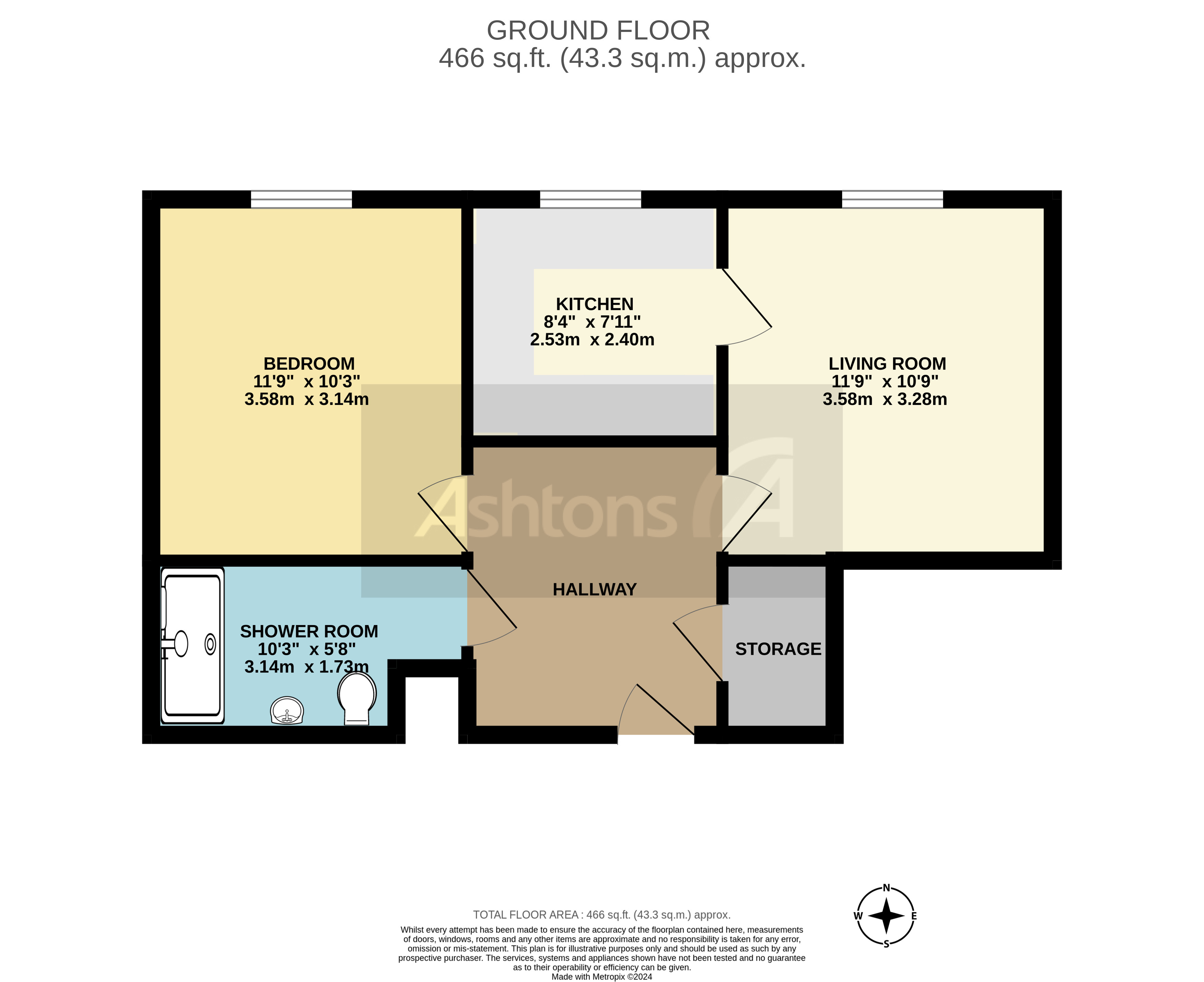 Flat 30, Newton-Le-Willows Floor Plan