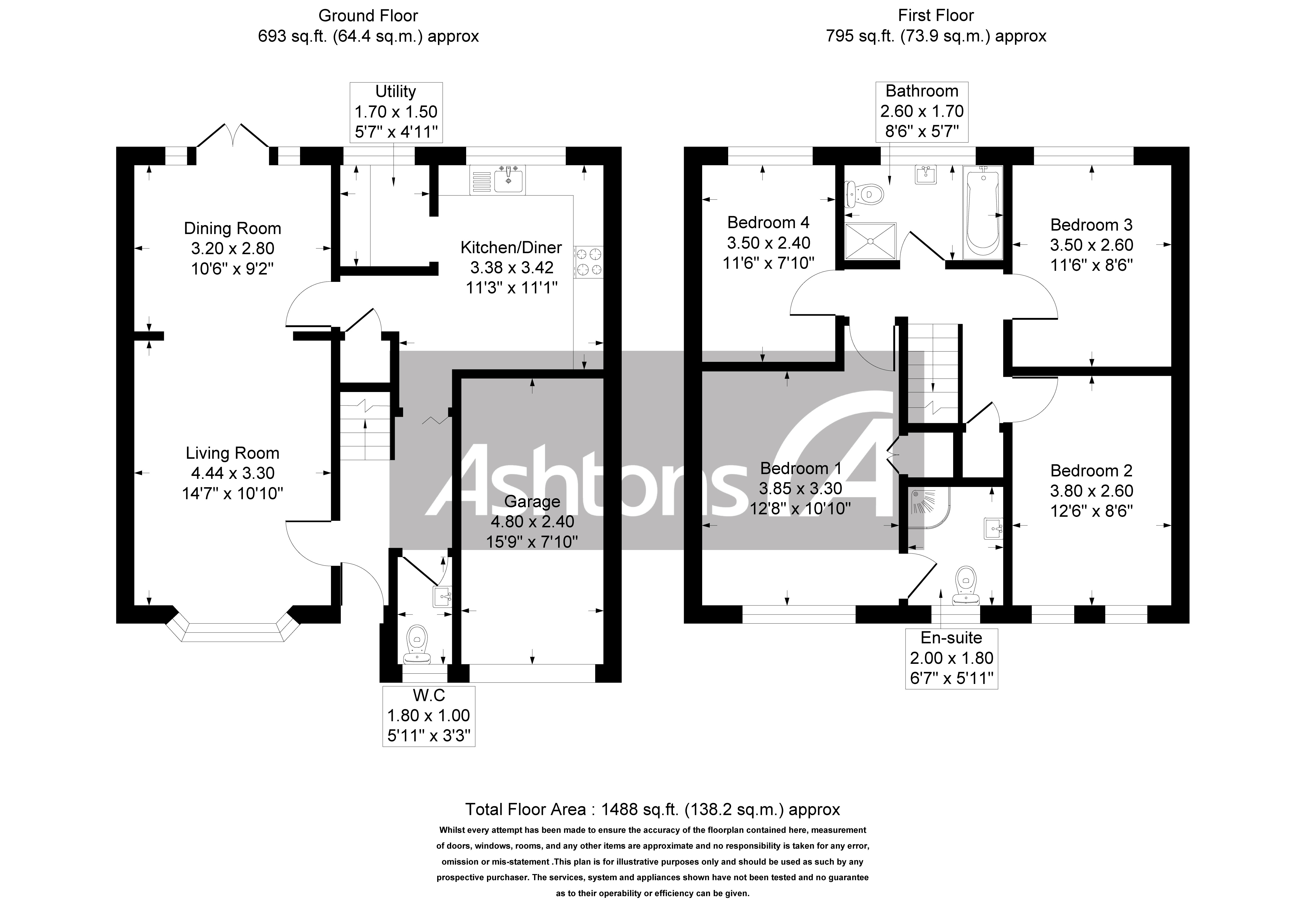 Amelia Close, Widnes Floor Plan