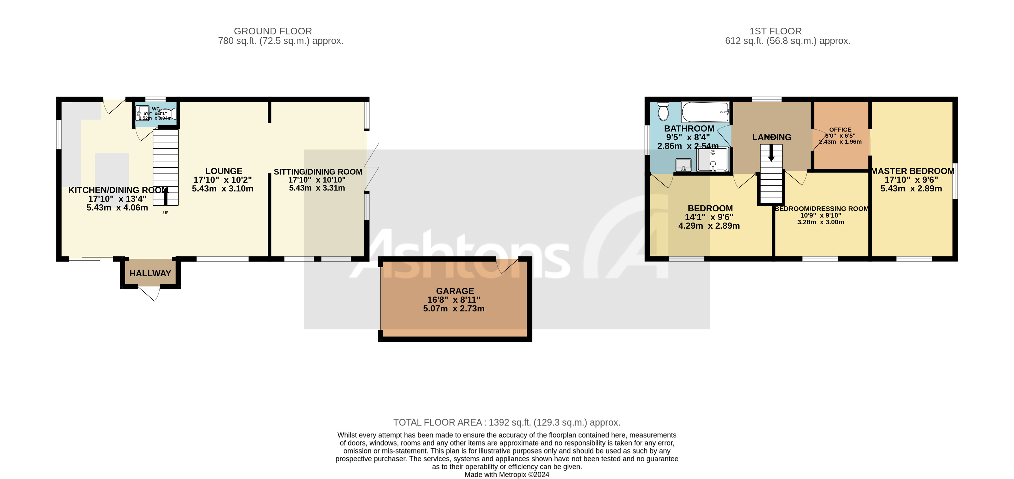 Nottingham Close, Warrington Floor Plan