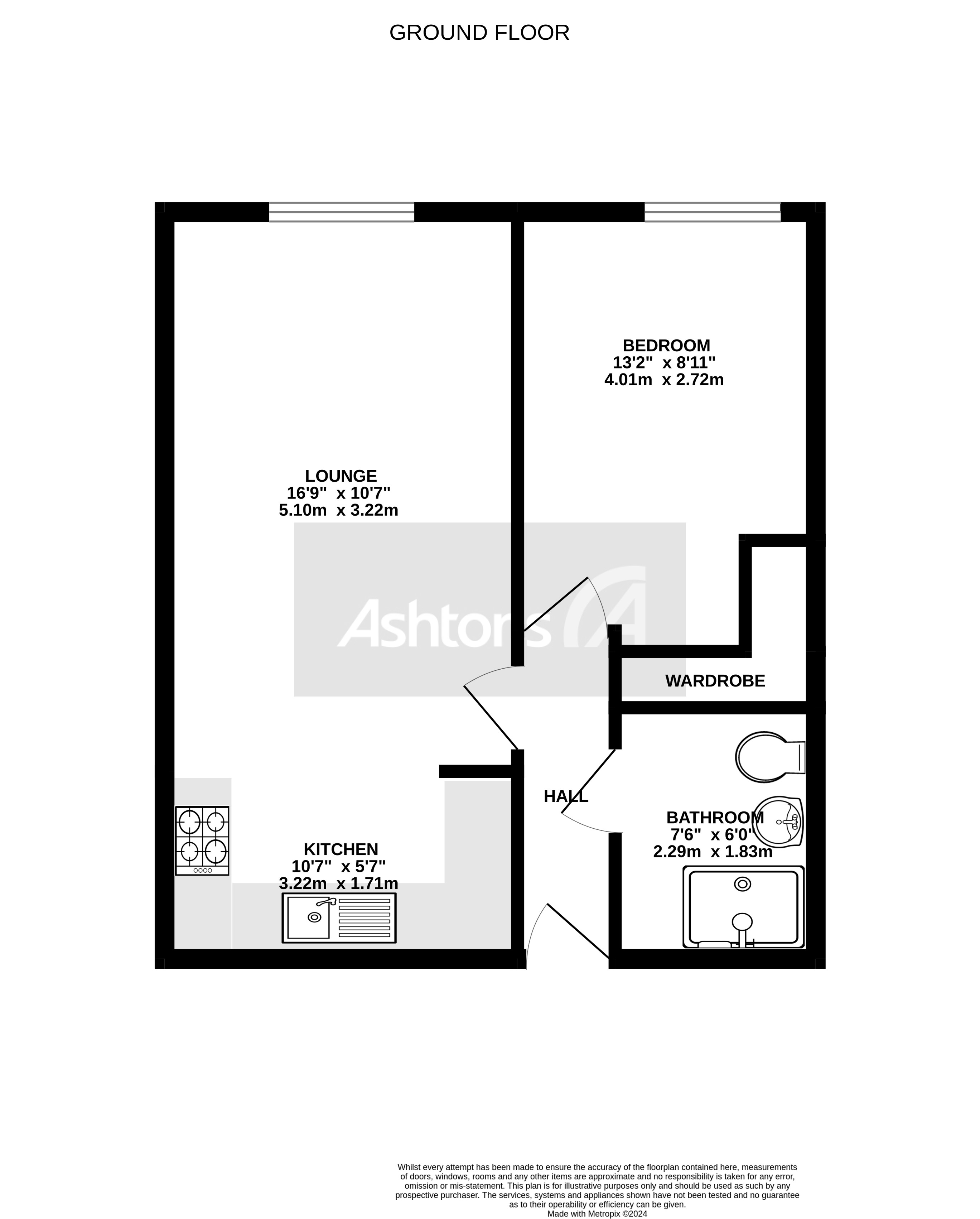 Flat 85, Warrington Floor Plan