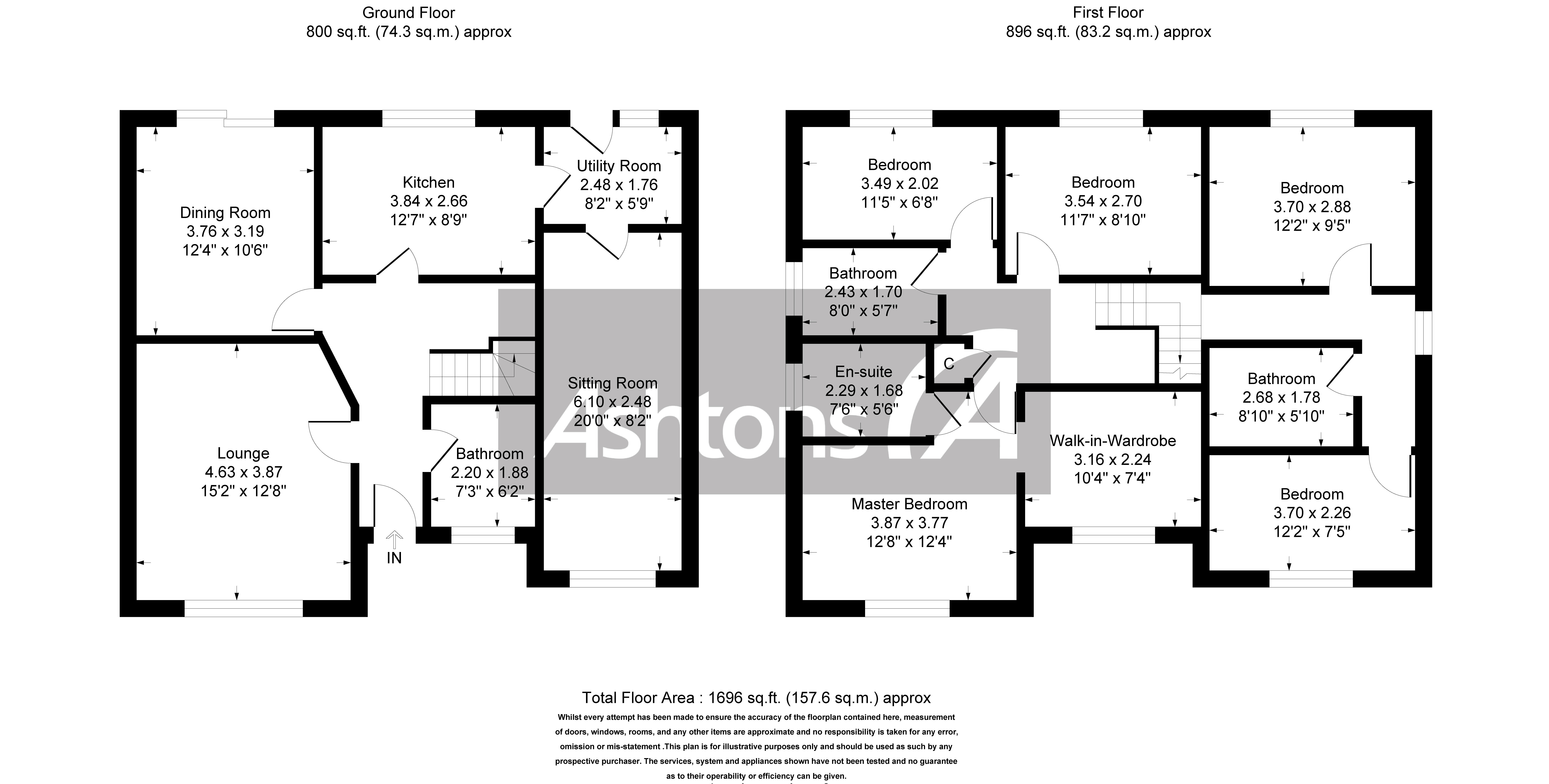 Buxton Close, Warrington Floor Plan