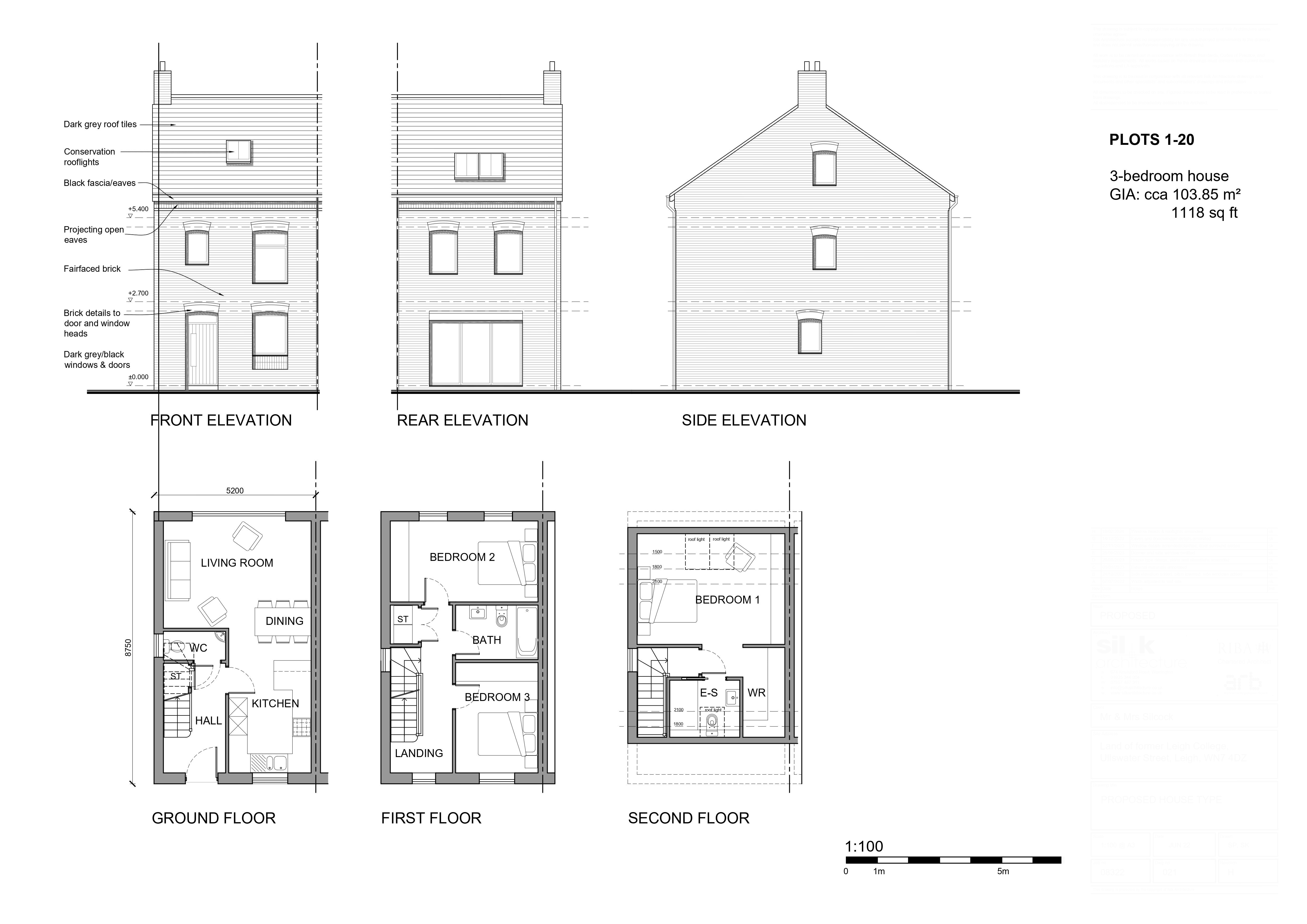 Land to the rear of Leigh College, Ulleswater Street, Leigh Floor Plan