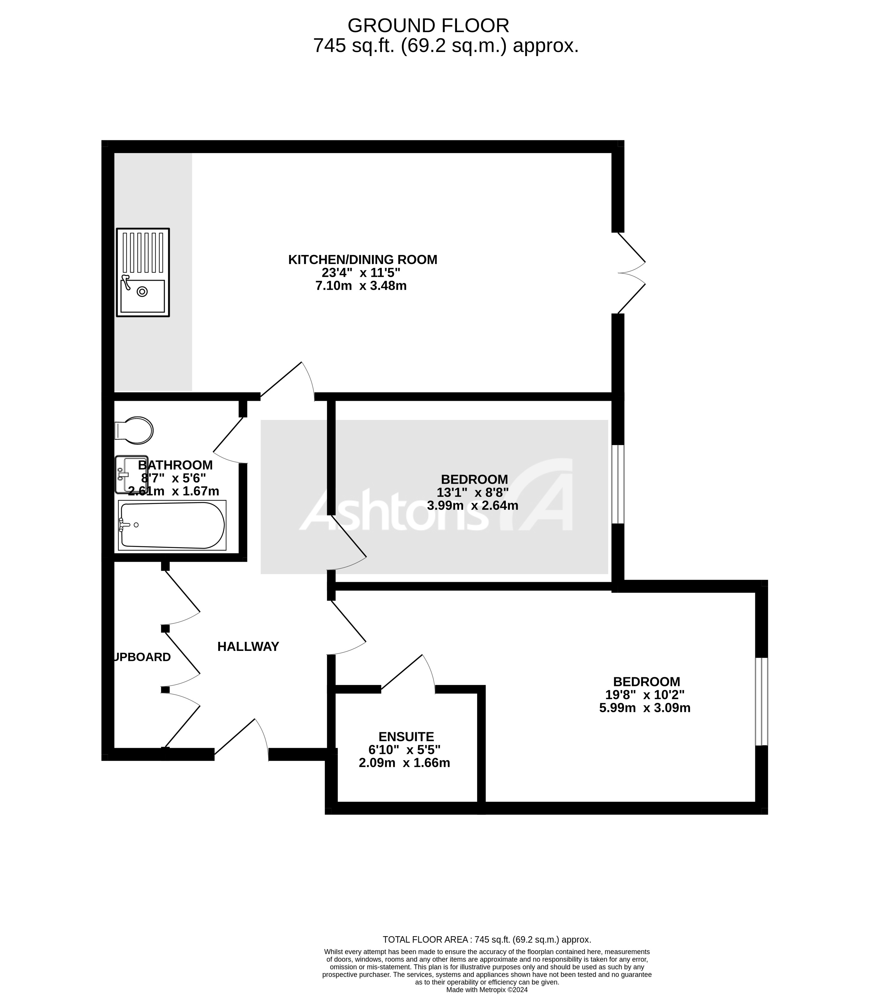 Bevan Court Dunlop Street, Warrington Floor Plan