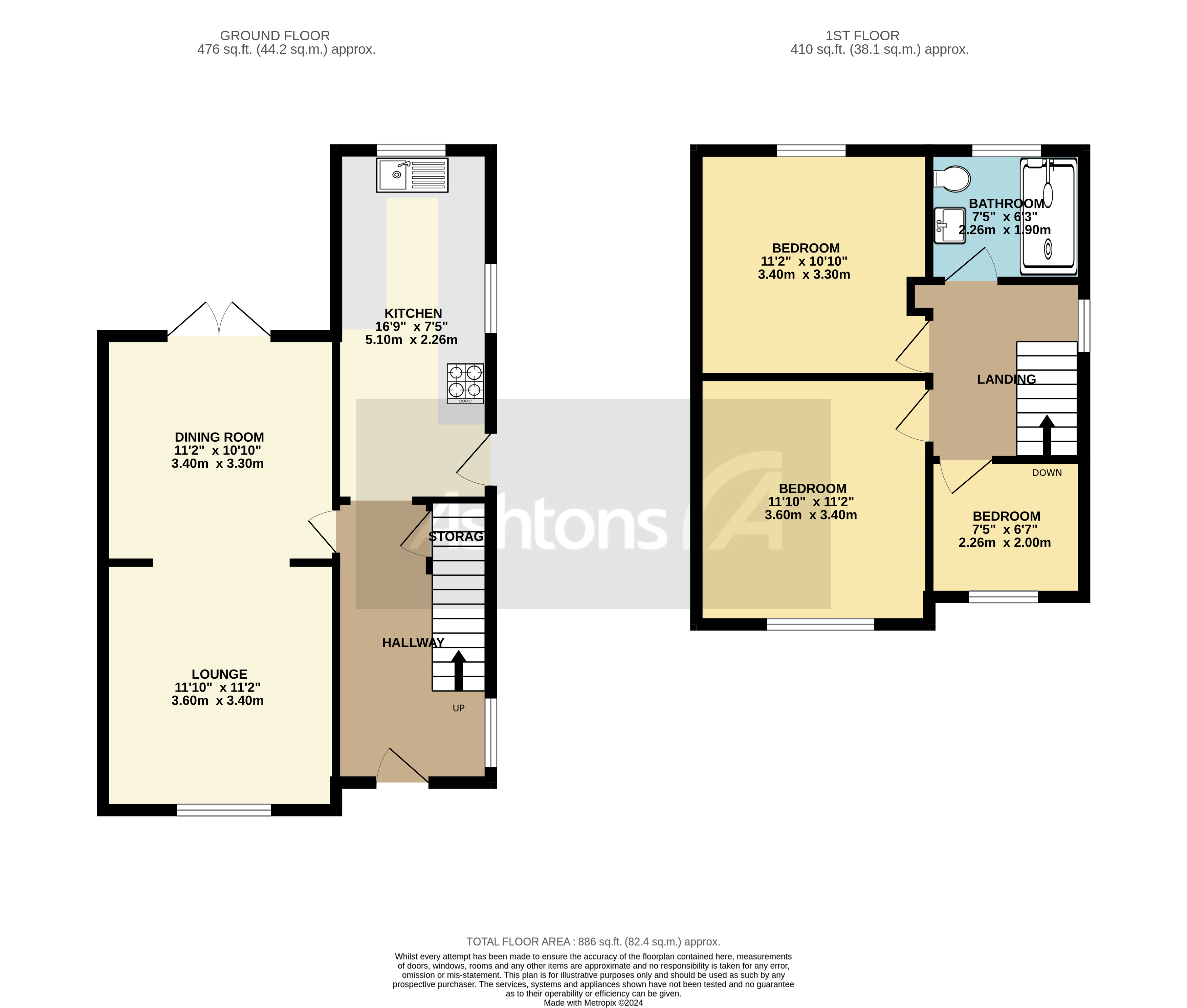 Carlton Way, Warrington Floor Plan