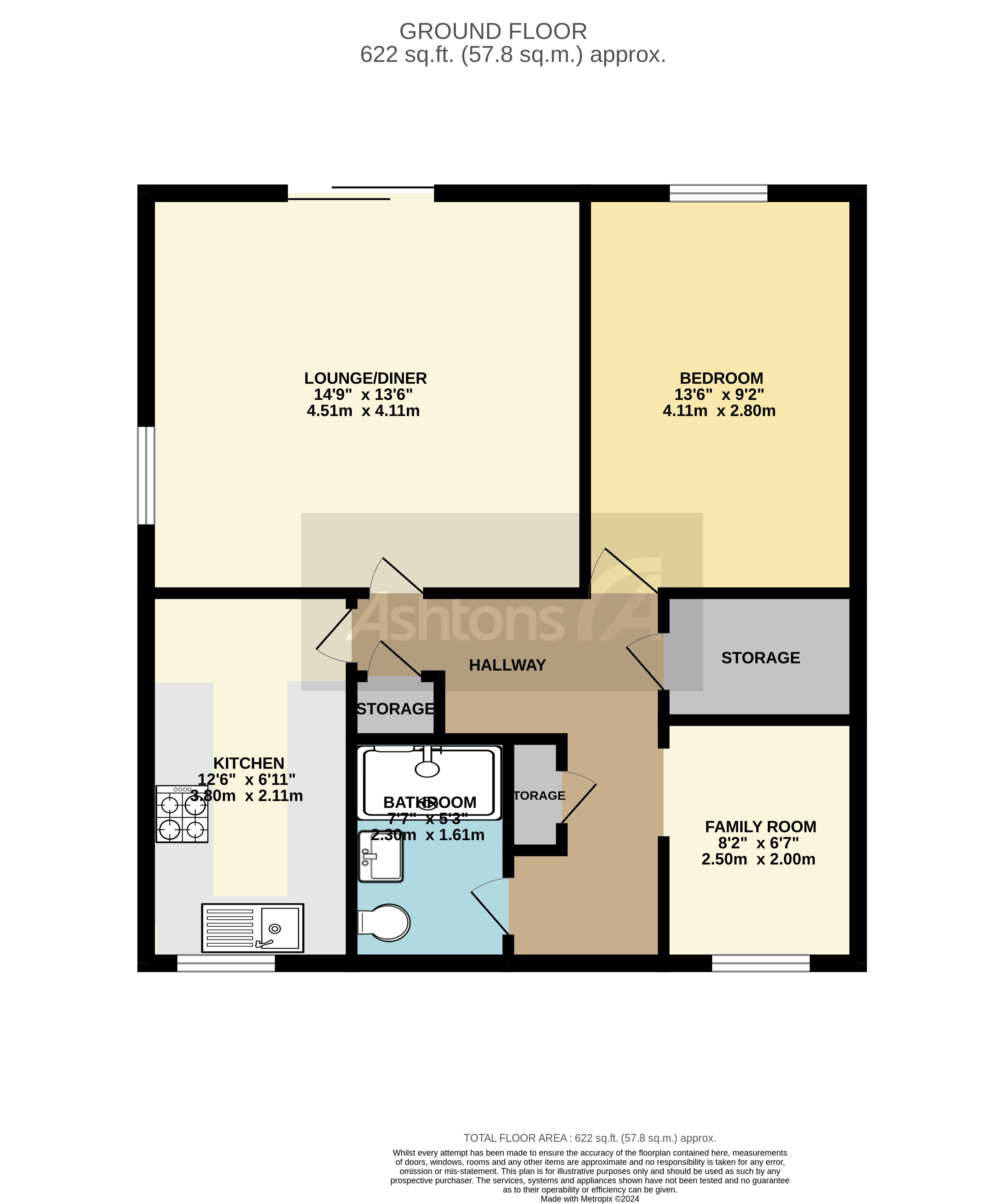 Nightingale Close, Warrington Floor Plan