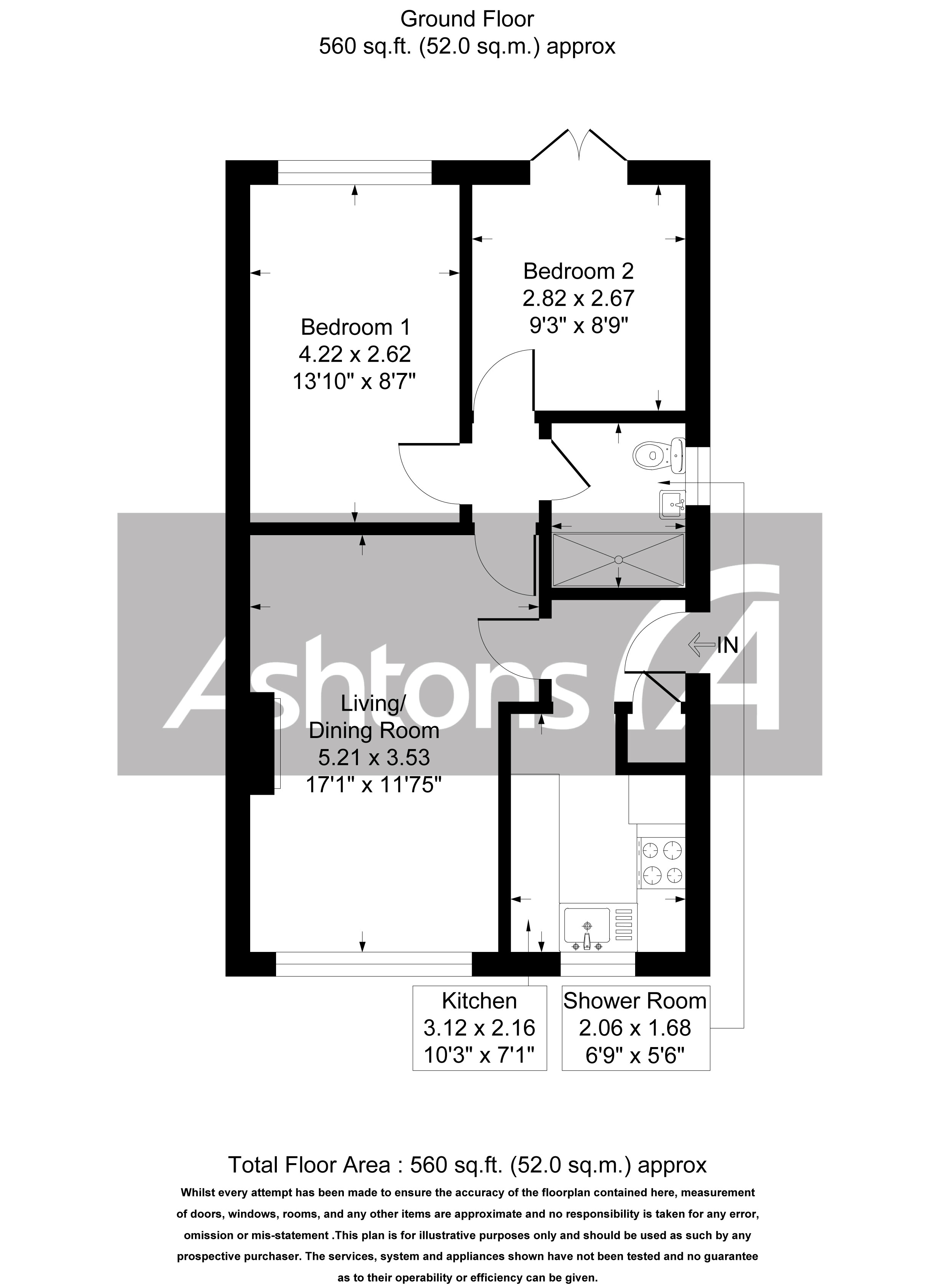 Water View Park, Leigh Floor Plan