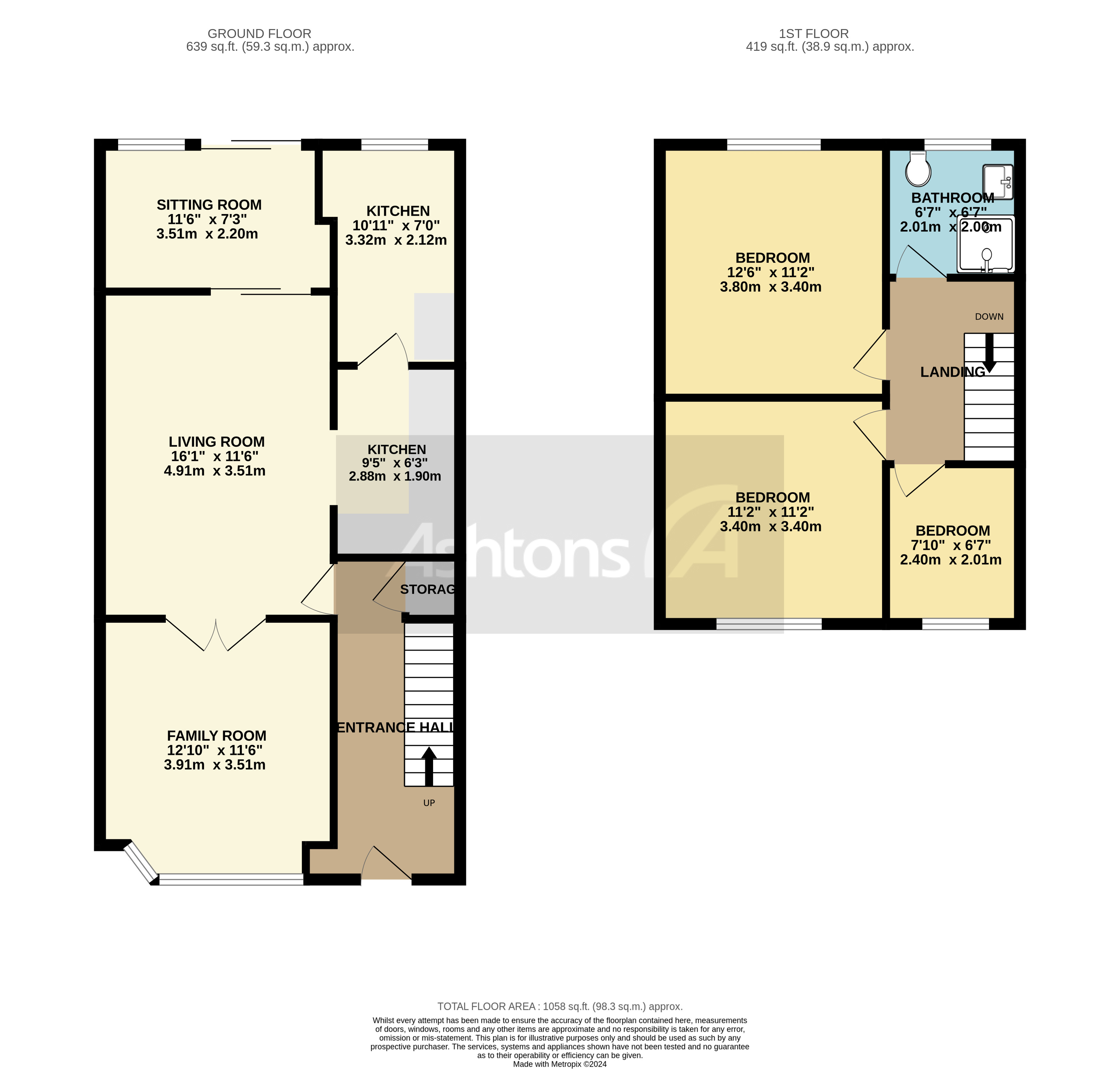 Lovely Lane, Warrington Floor Plan