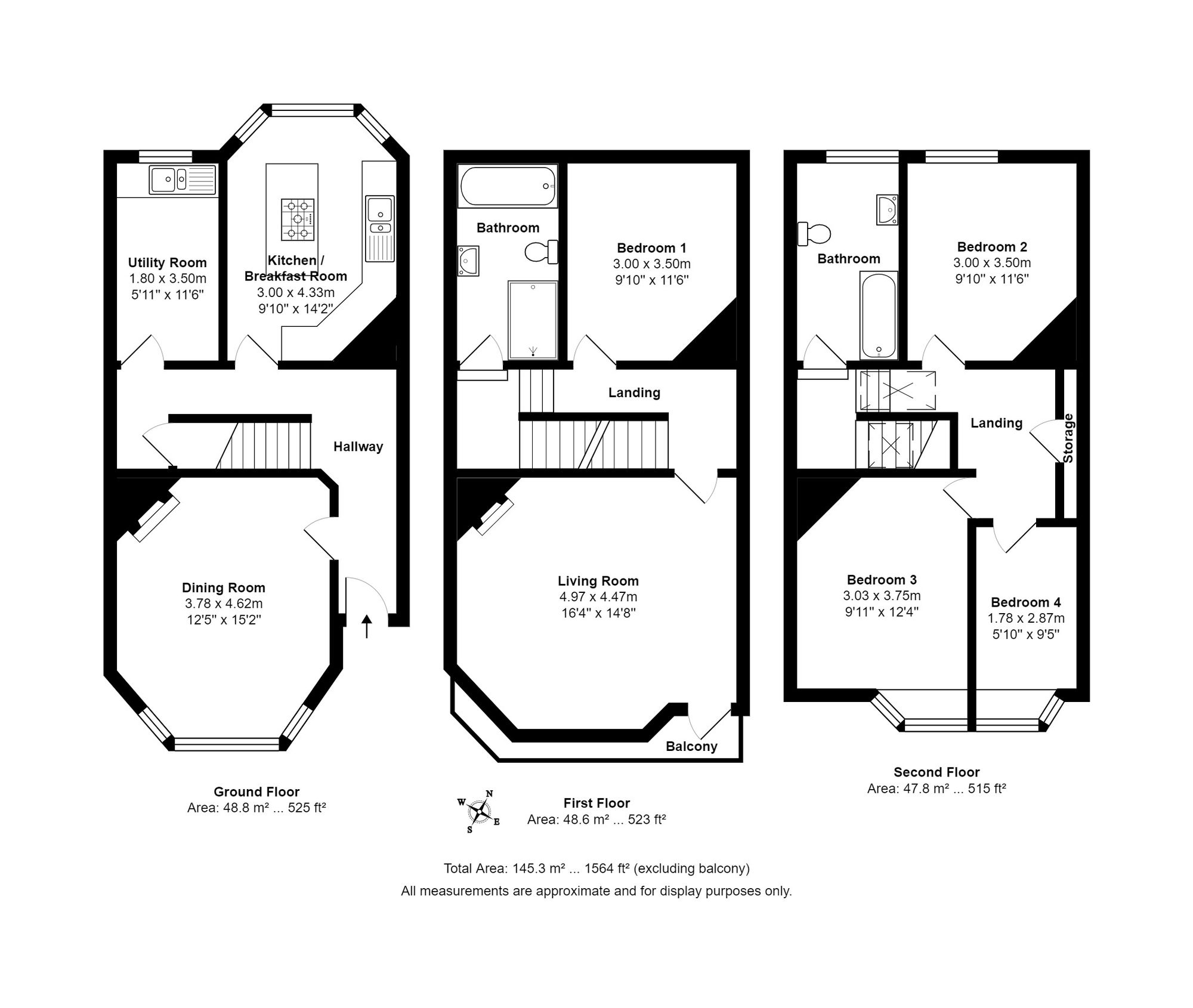 Belmont Road, Harrogate HG2, 4 bedroom terraced house to rent
