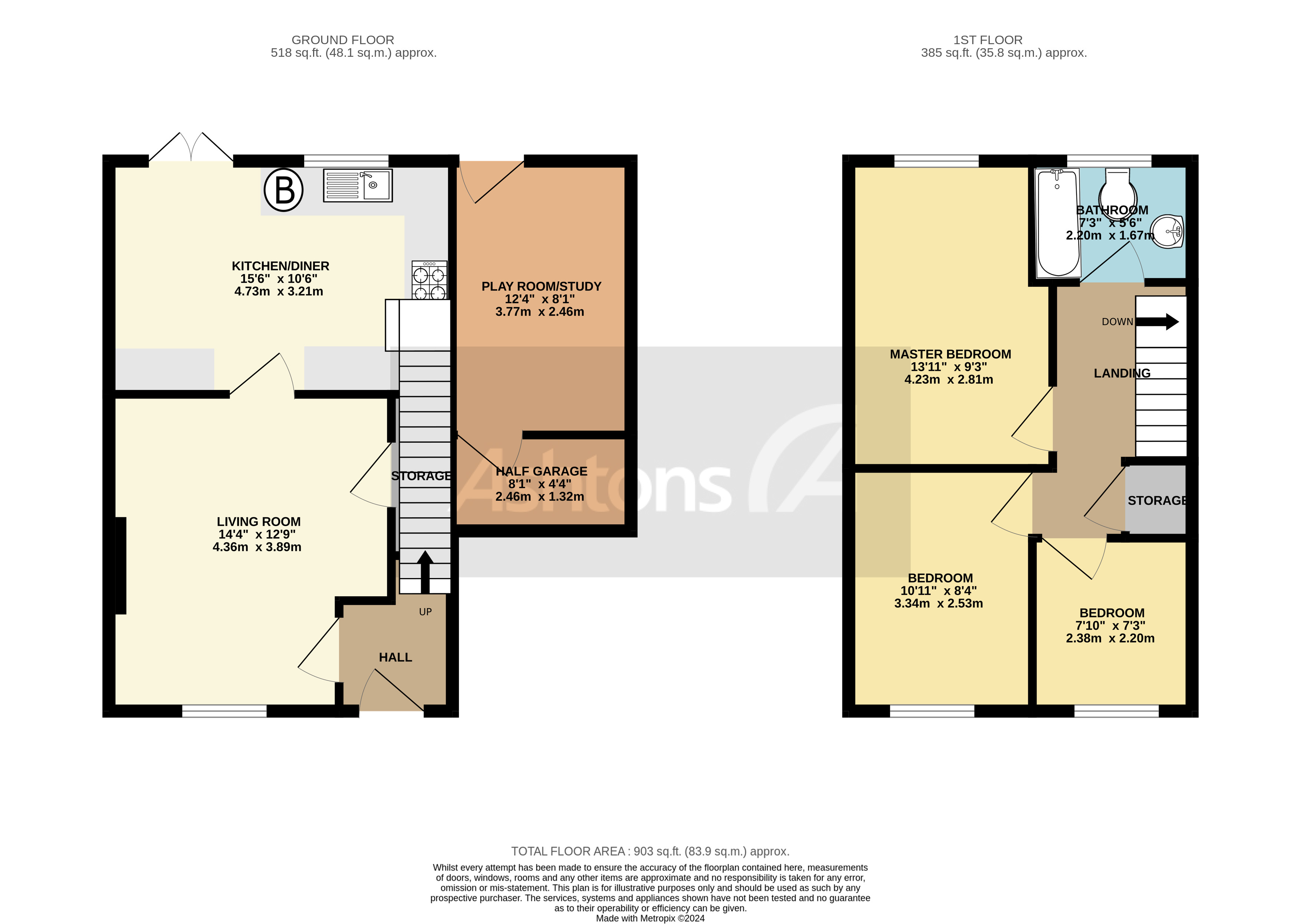 Ventnor Close, Warrington Floor Plan