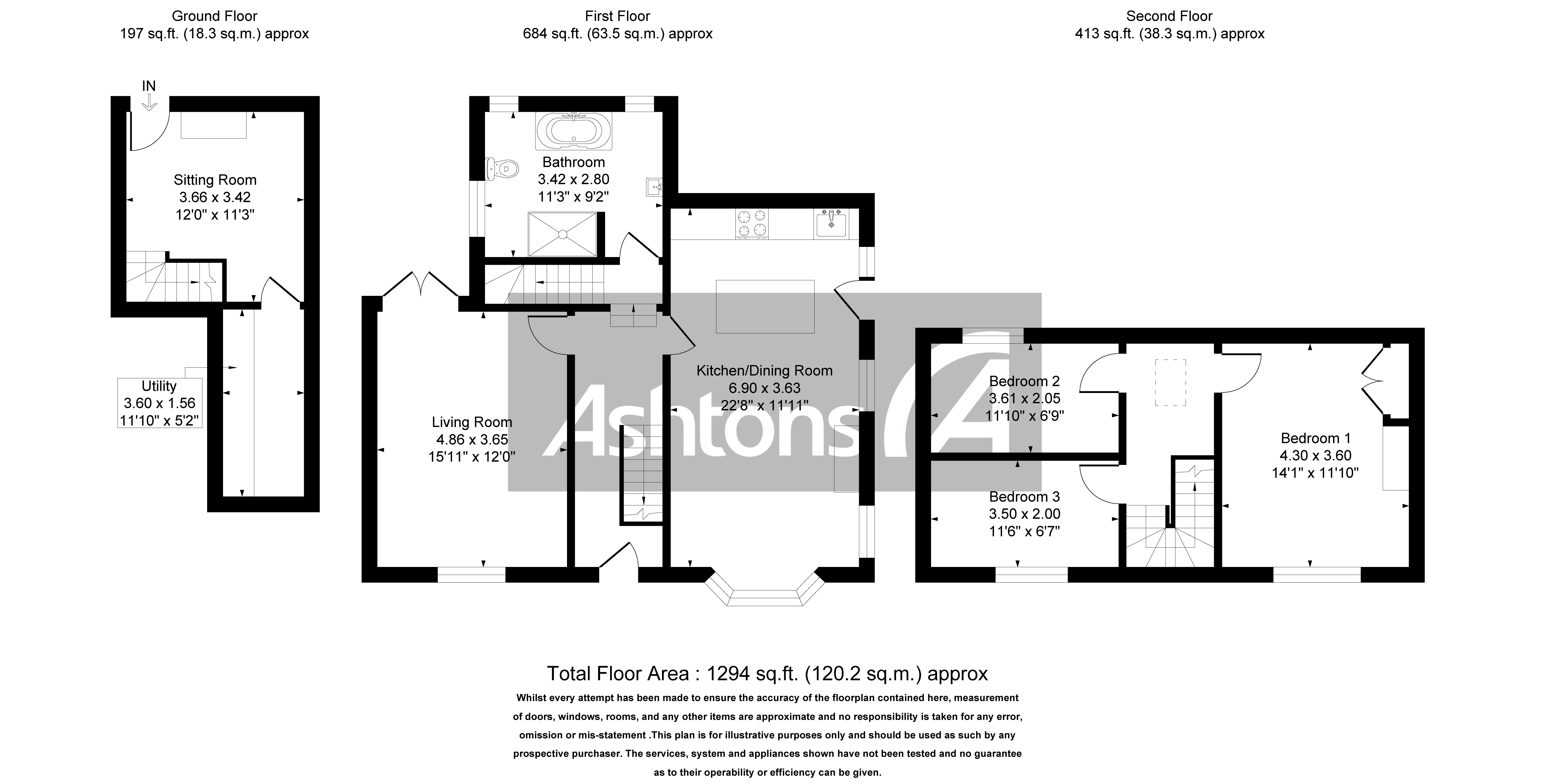 Willow Cottage Church Street, Newton-Le-Willows Floor Plan