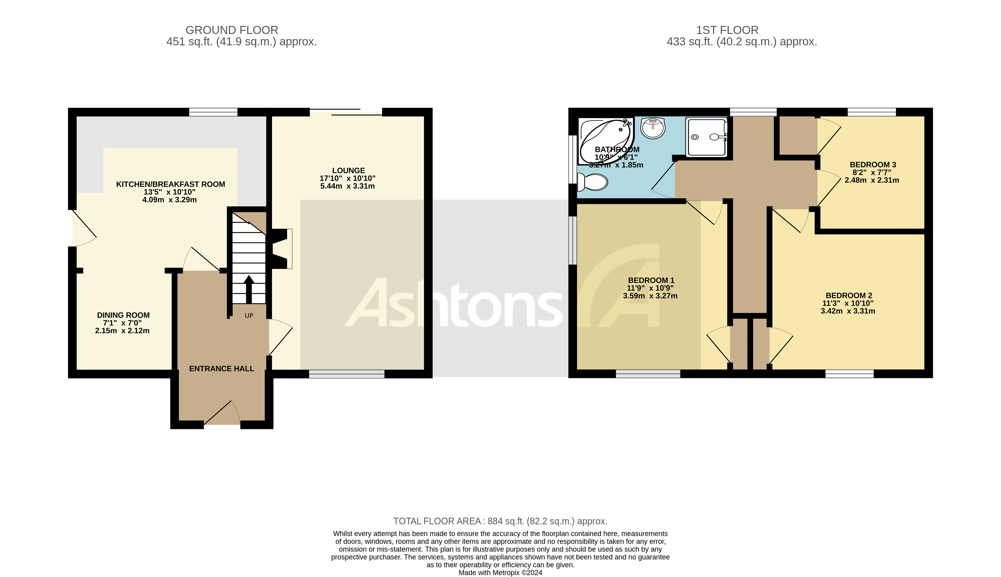 Broadhurst Avenue, Warrington Floor Plan