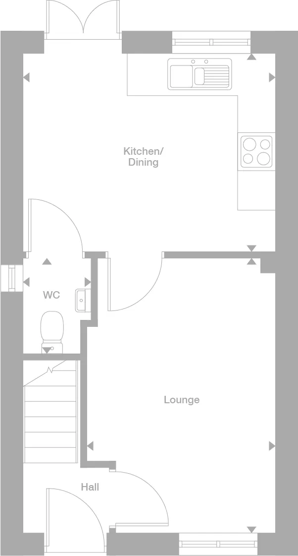 The Calderton, Lunts Heath Road, Widnes Floor Plan