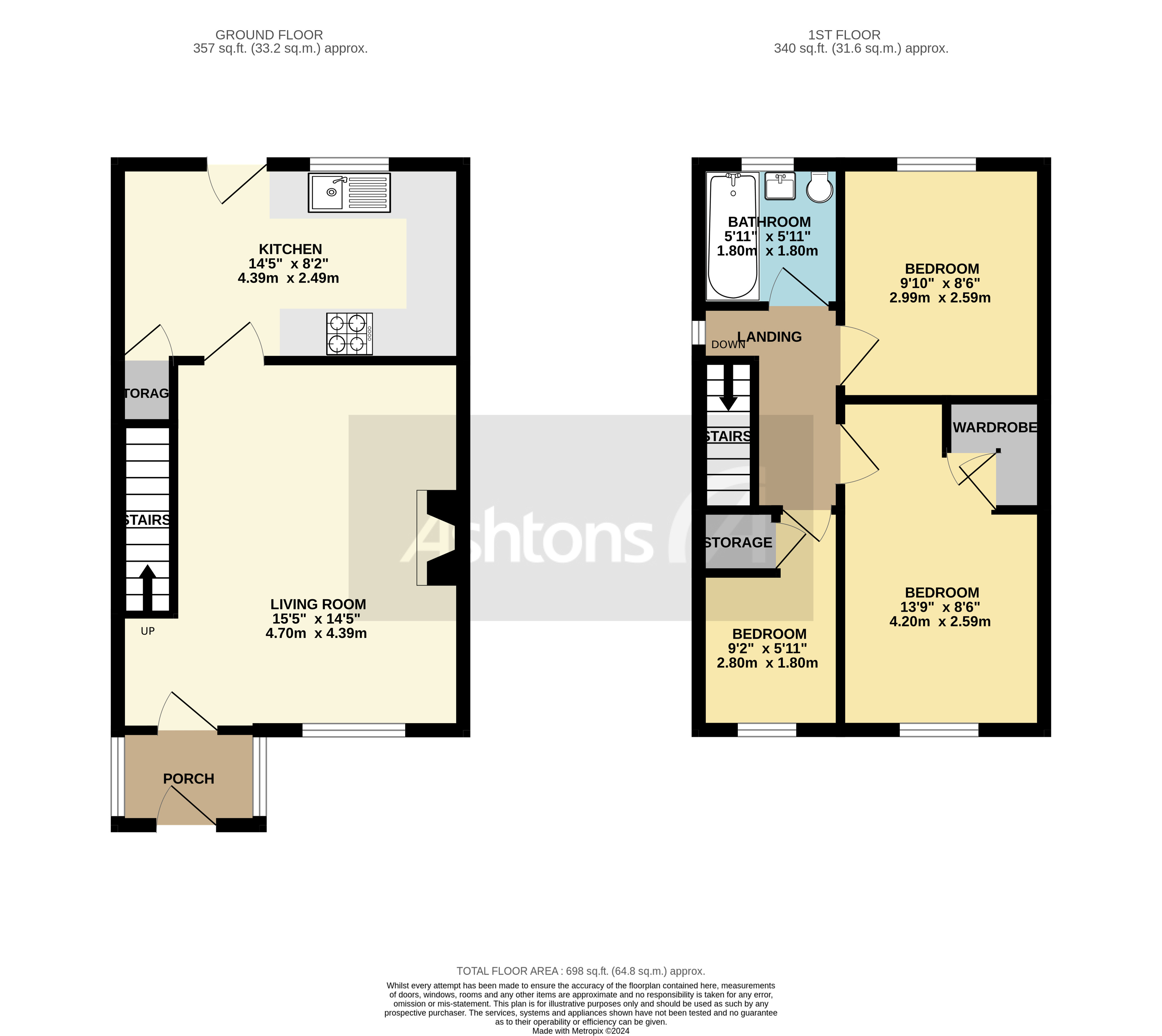 Daniel Close, Warrington Floor Plan