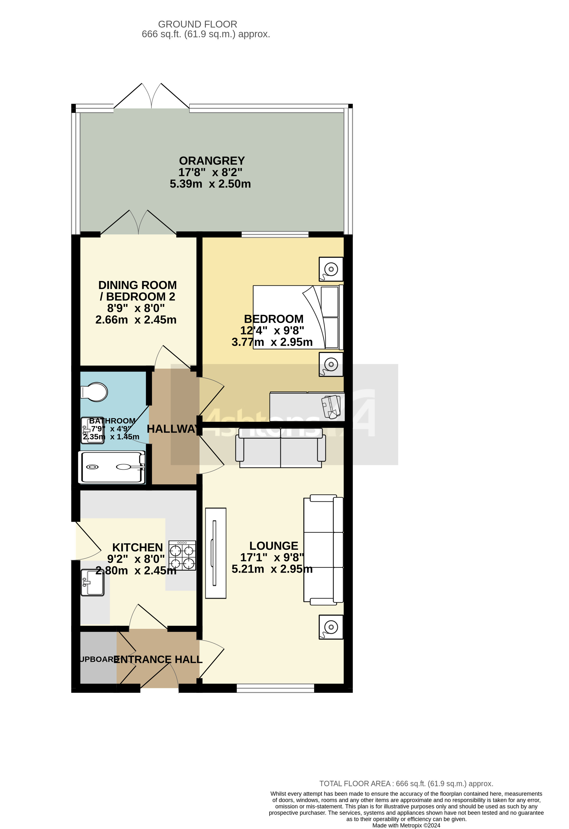 Mansfield Close, Warrington Floor Plan