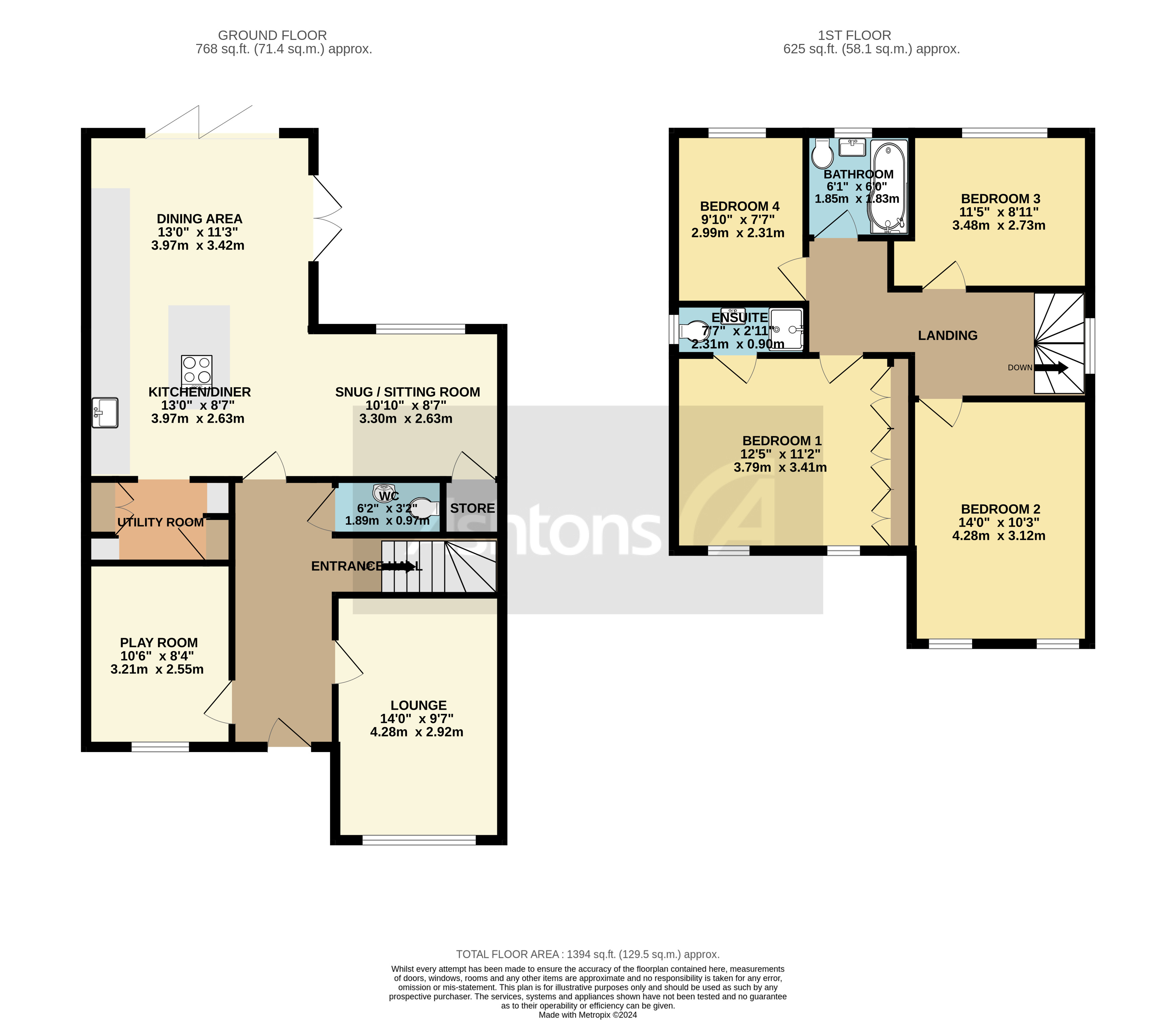 Glastonbury Avenue, Warrington Floor Plan