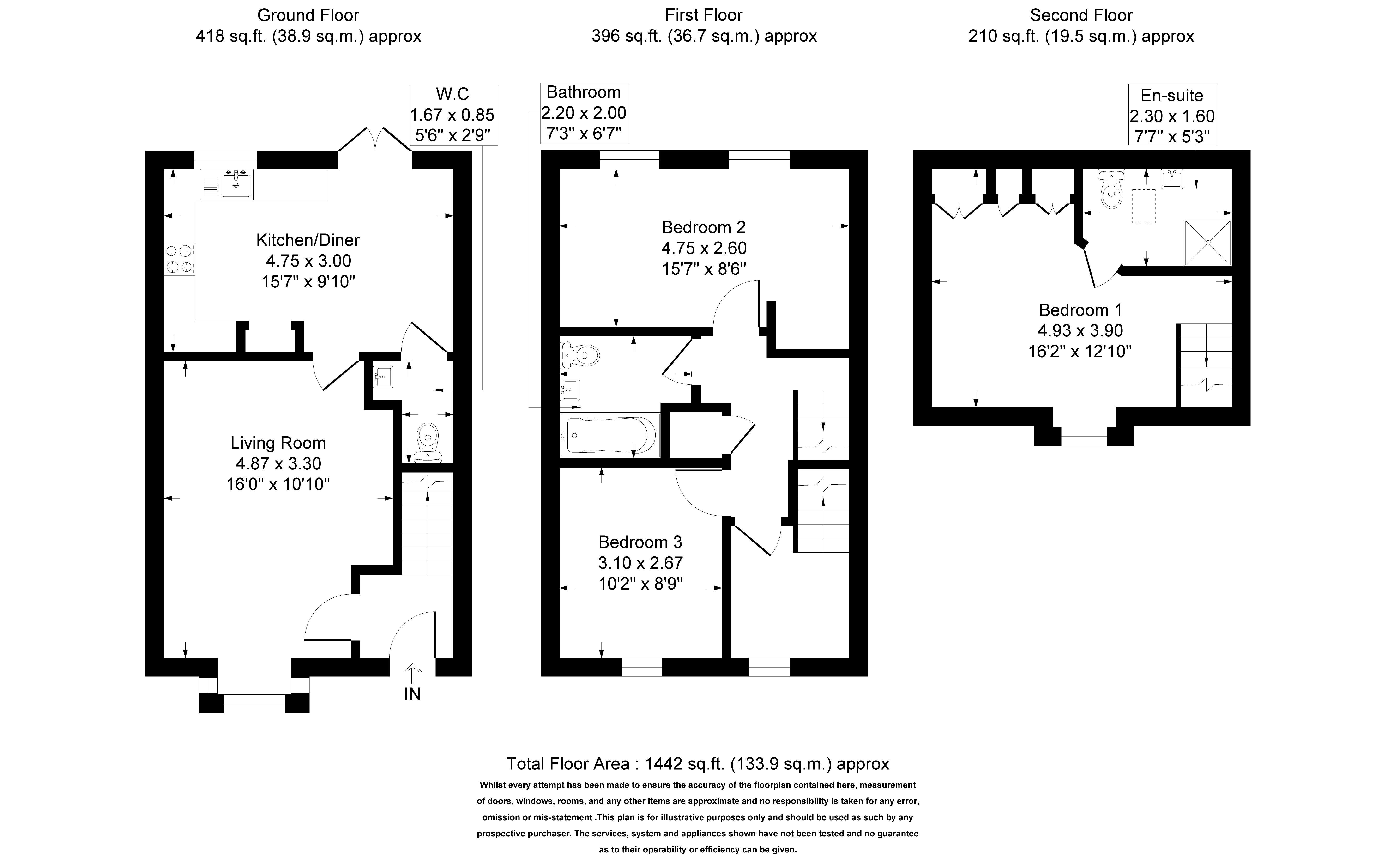 Hickory Close, Newton-Le-Willows Floor Plan