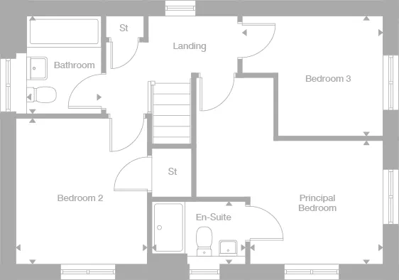 The Braxton, Lunts Heath Rise, Widnes Floor Plan