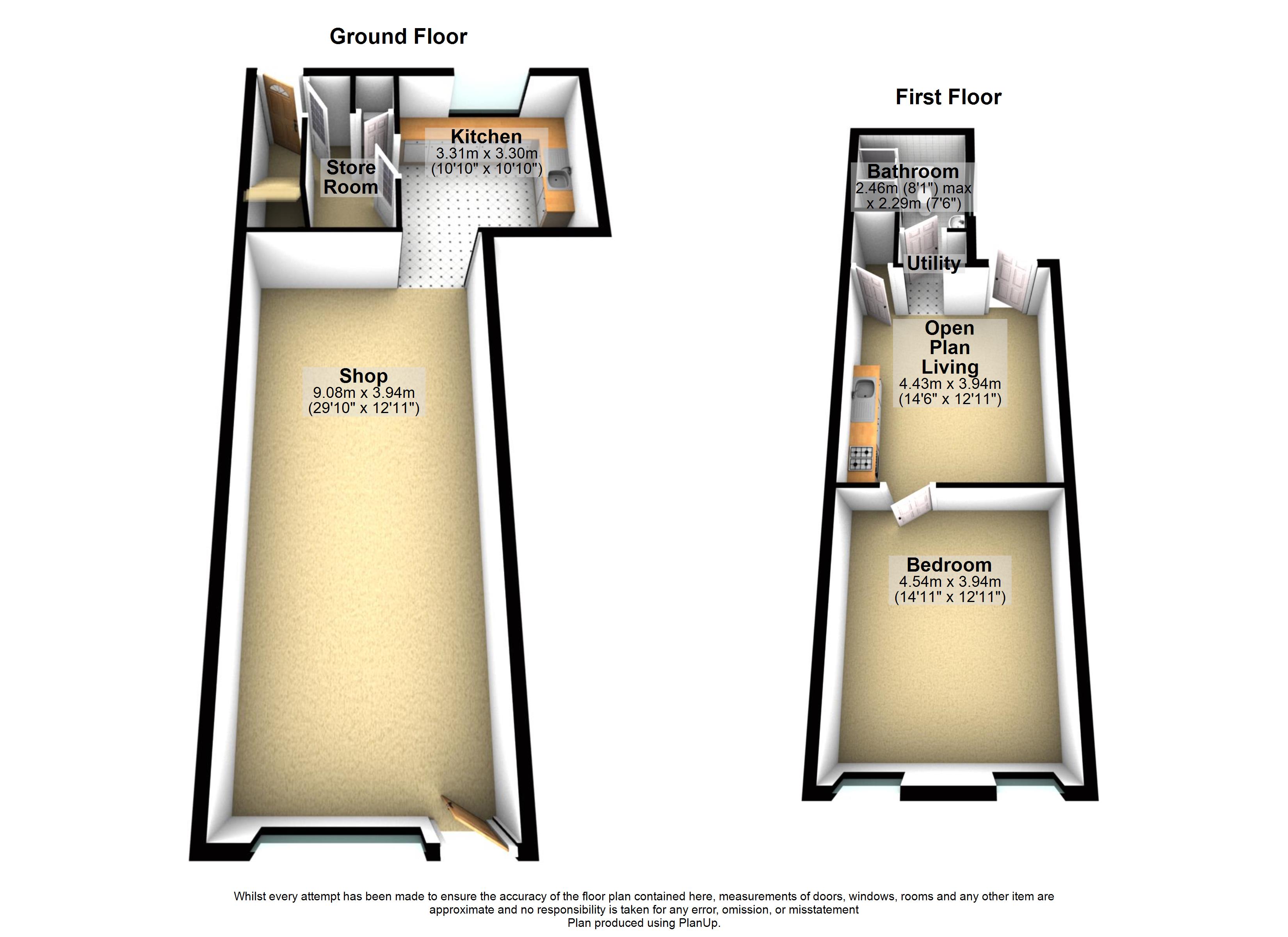 Maximillians, Leigh Floor Plan