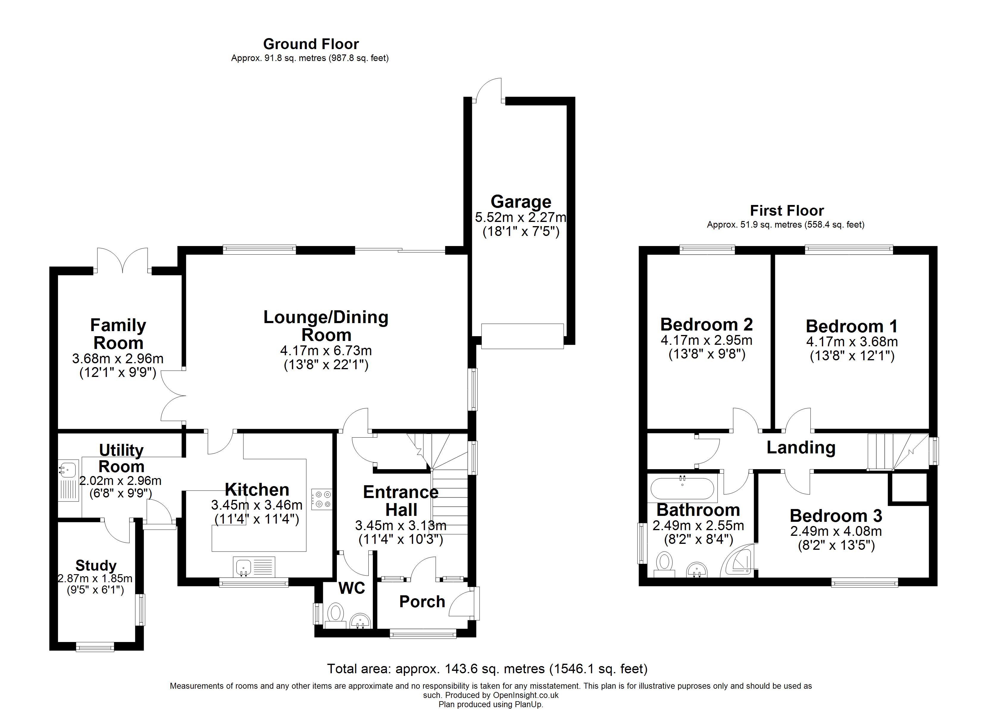 Portola Close, Warrington Floor Plan