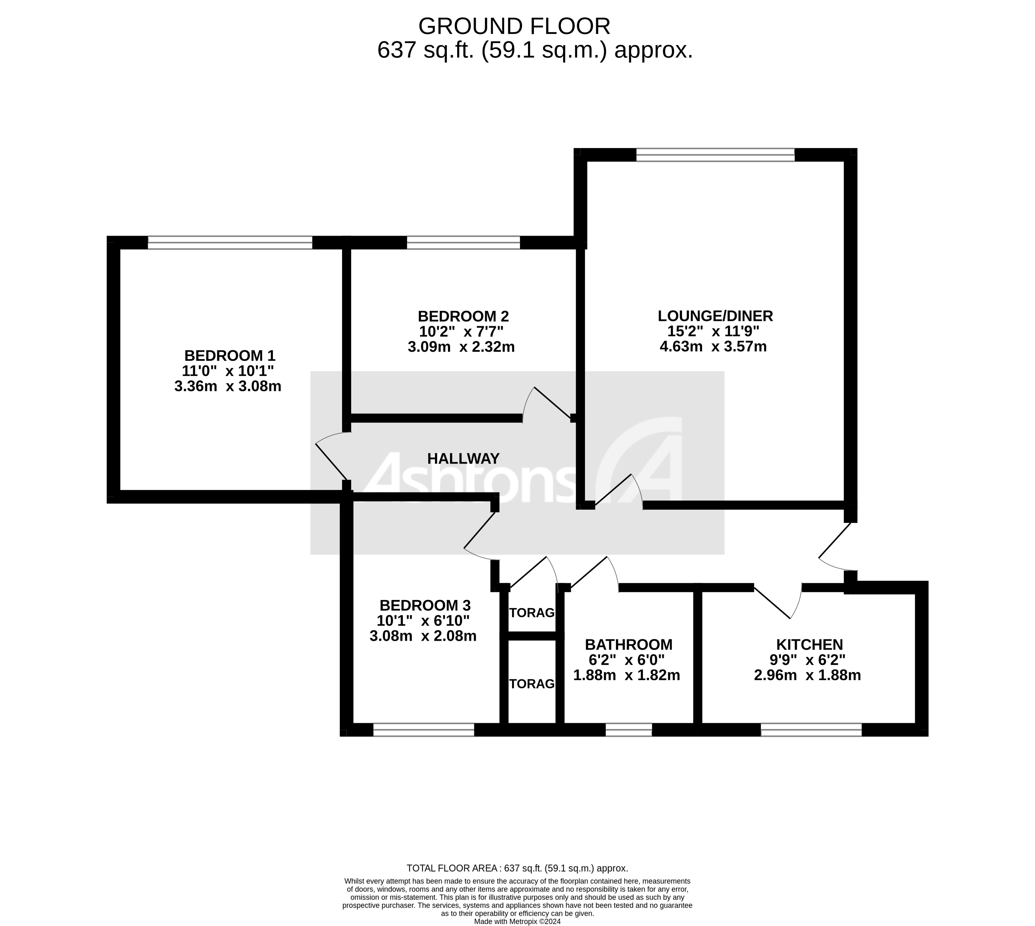 Apartment 8, Leigh Floor Plan