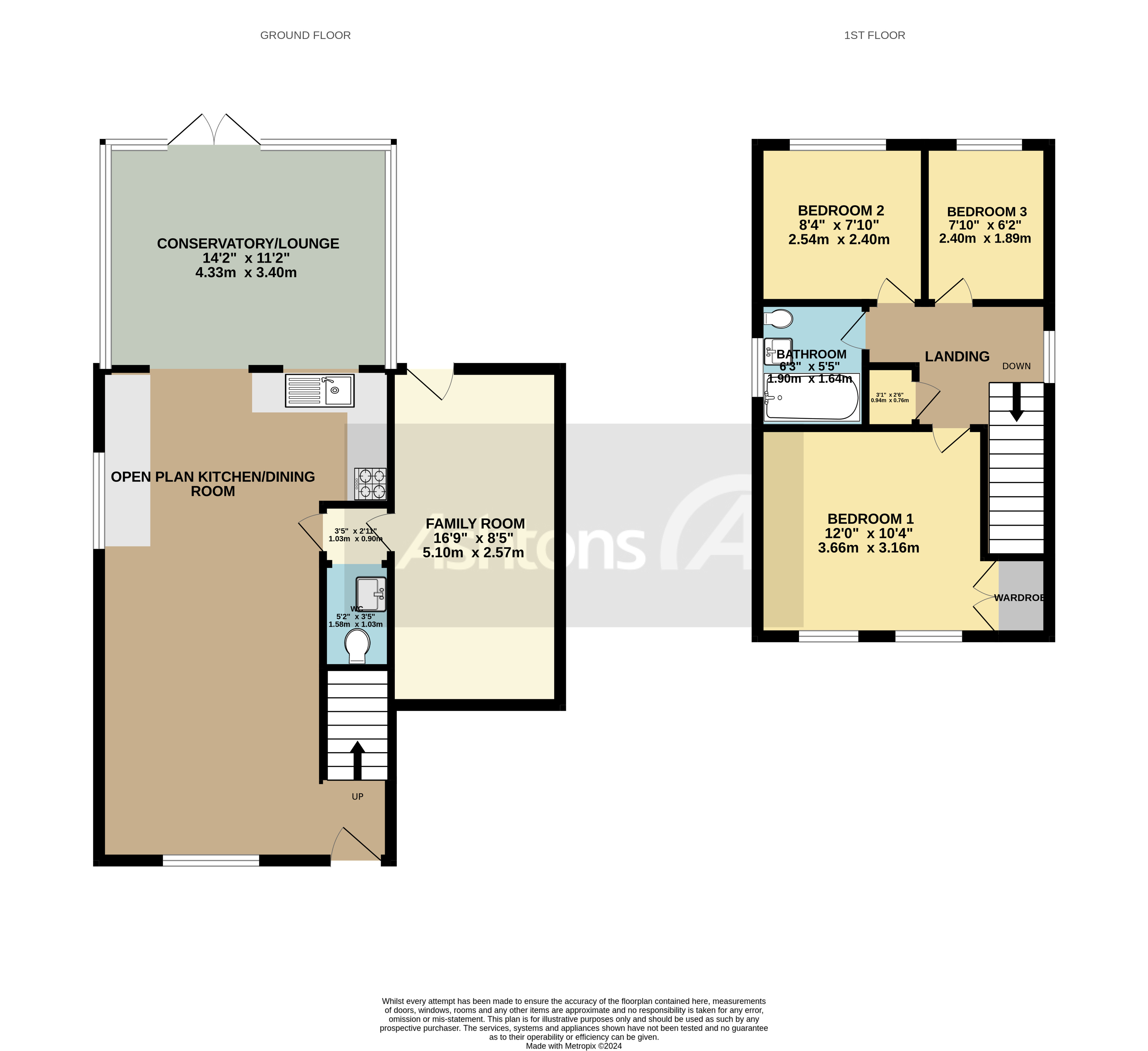 Ellesworth Close, Warrington Floor Plan