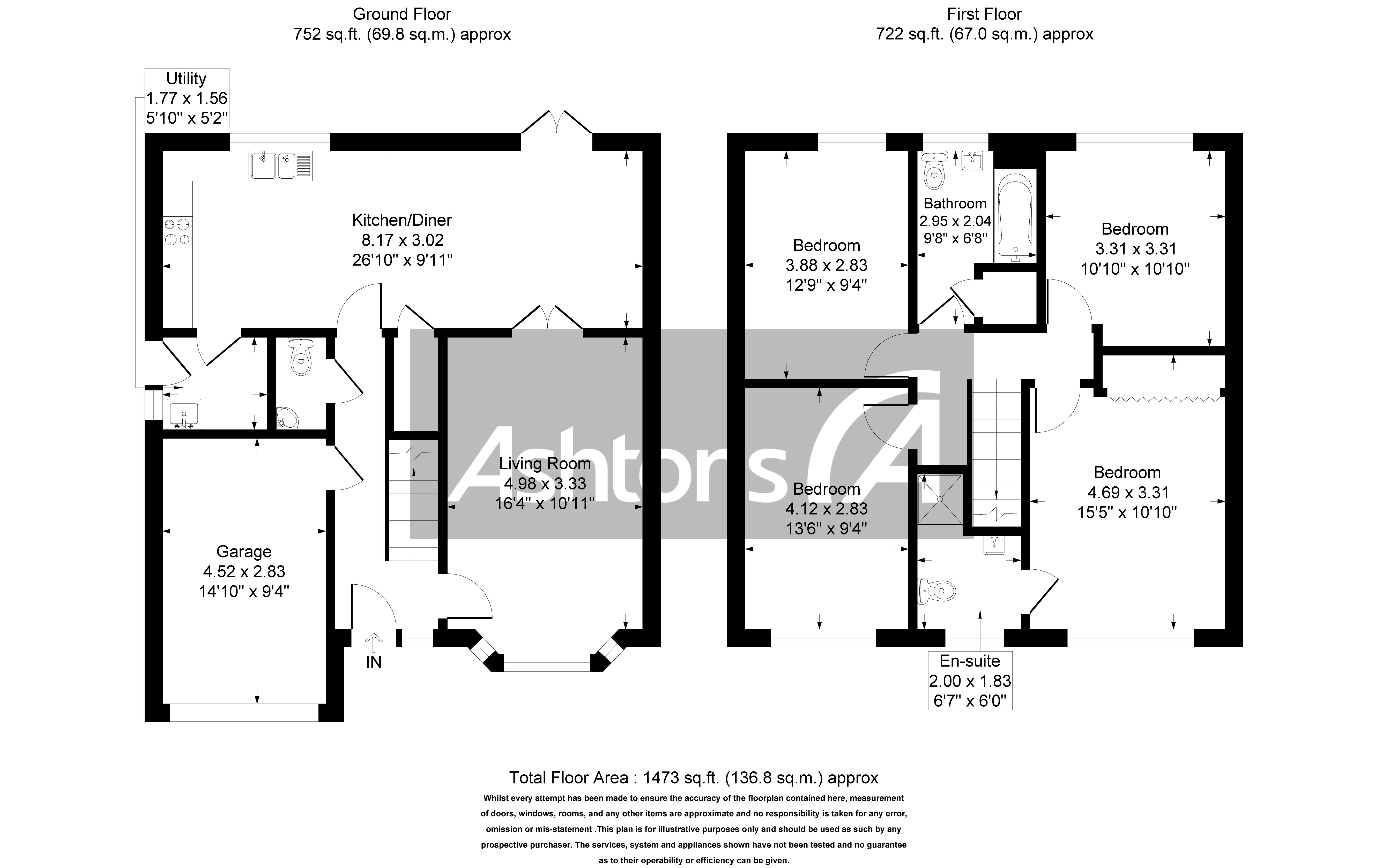 Bedale Close, Newton-Le-Willows Floor Plan