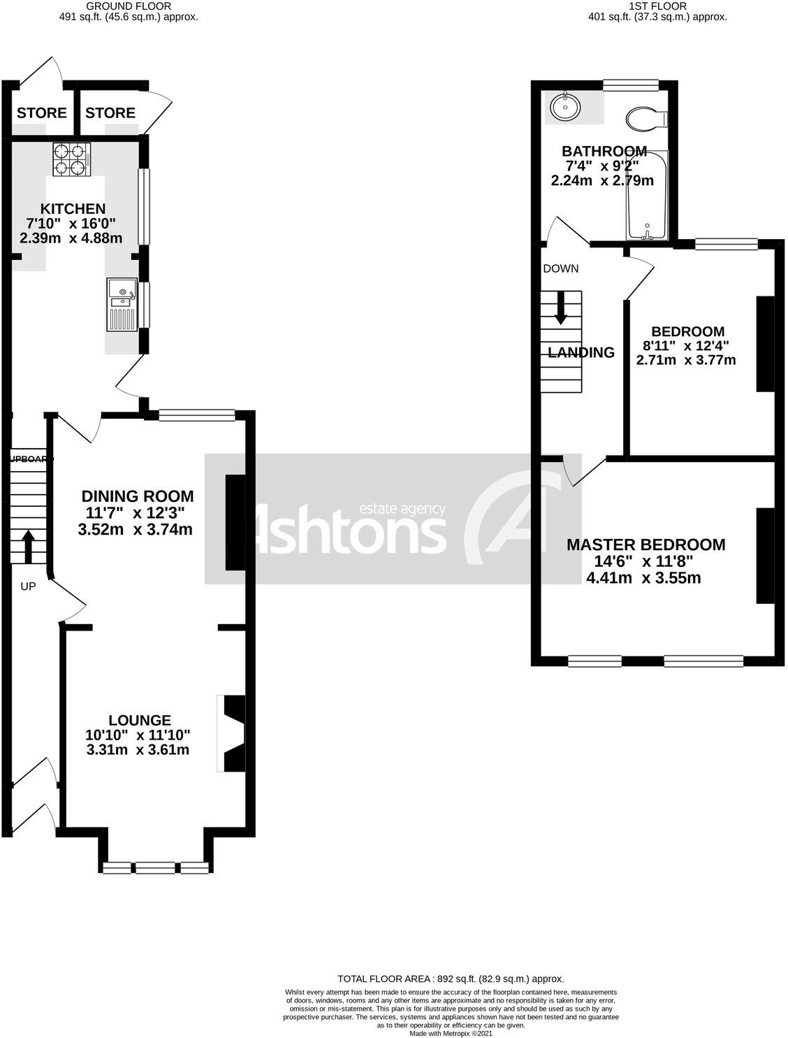 East View, Warrington Floor Plan