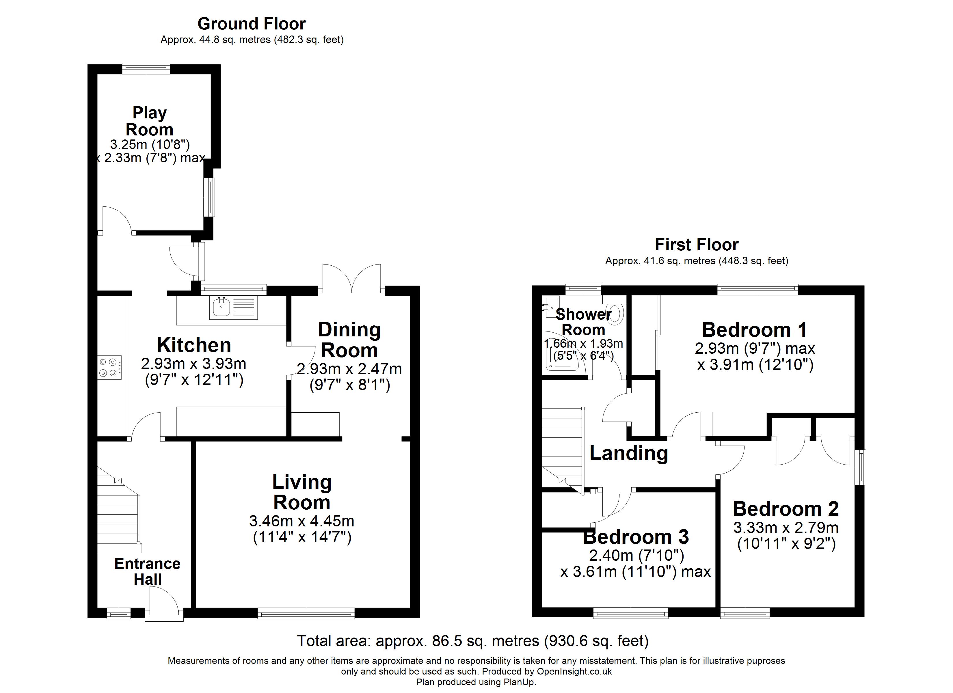 David Road, Lymm Floor Plan