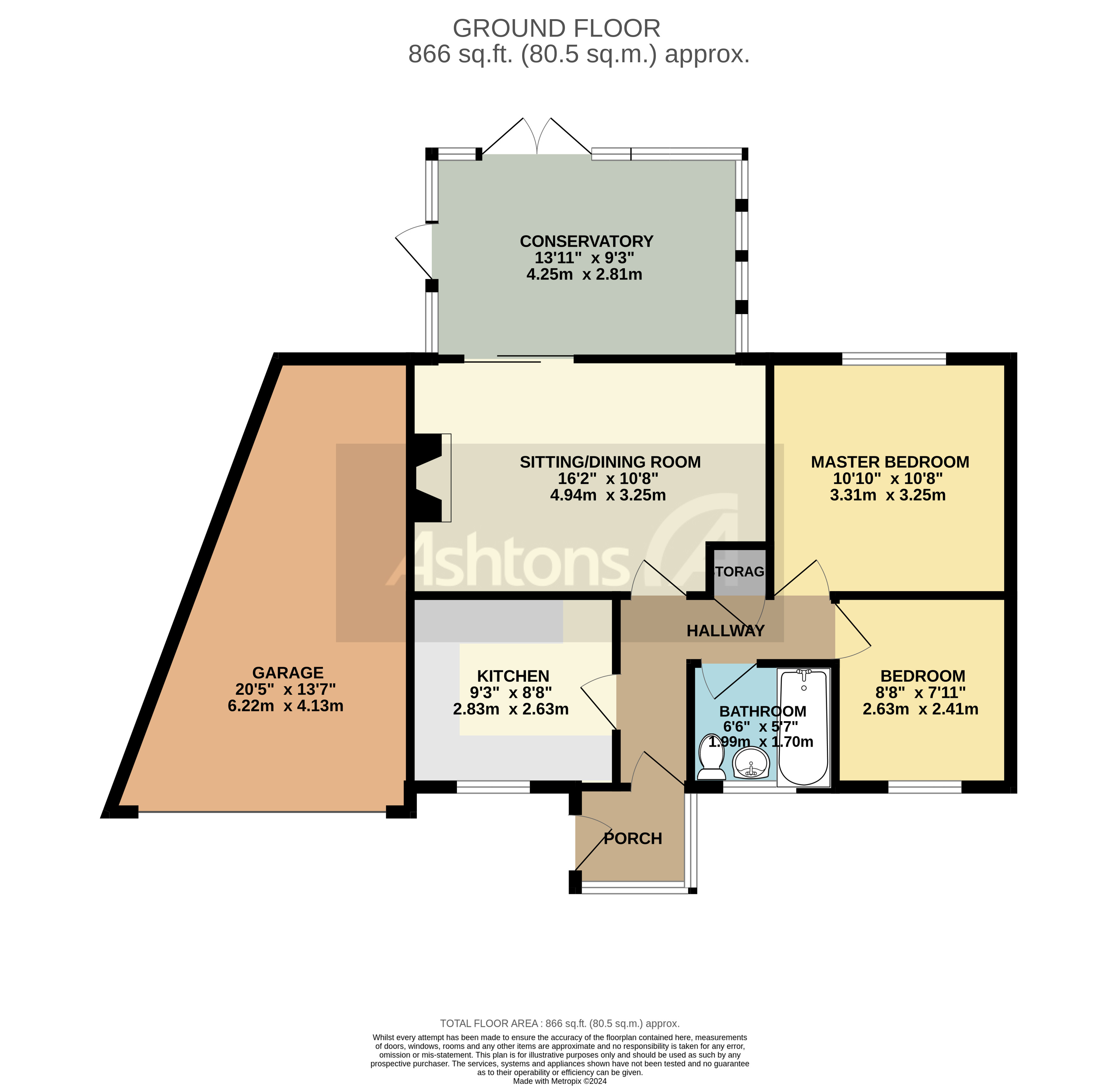 Oban Grove, Warrington Floor Plan