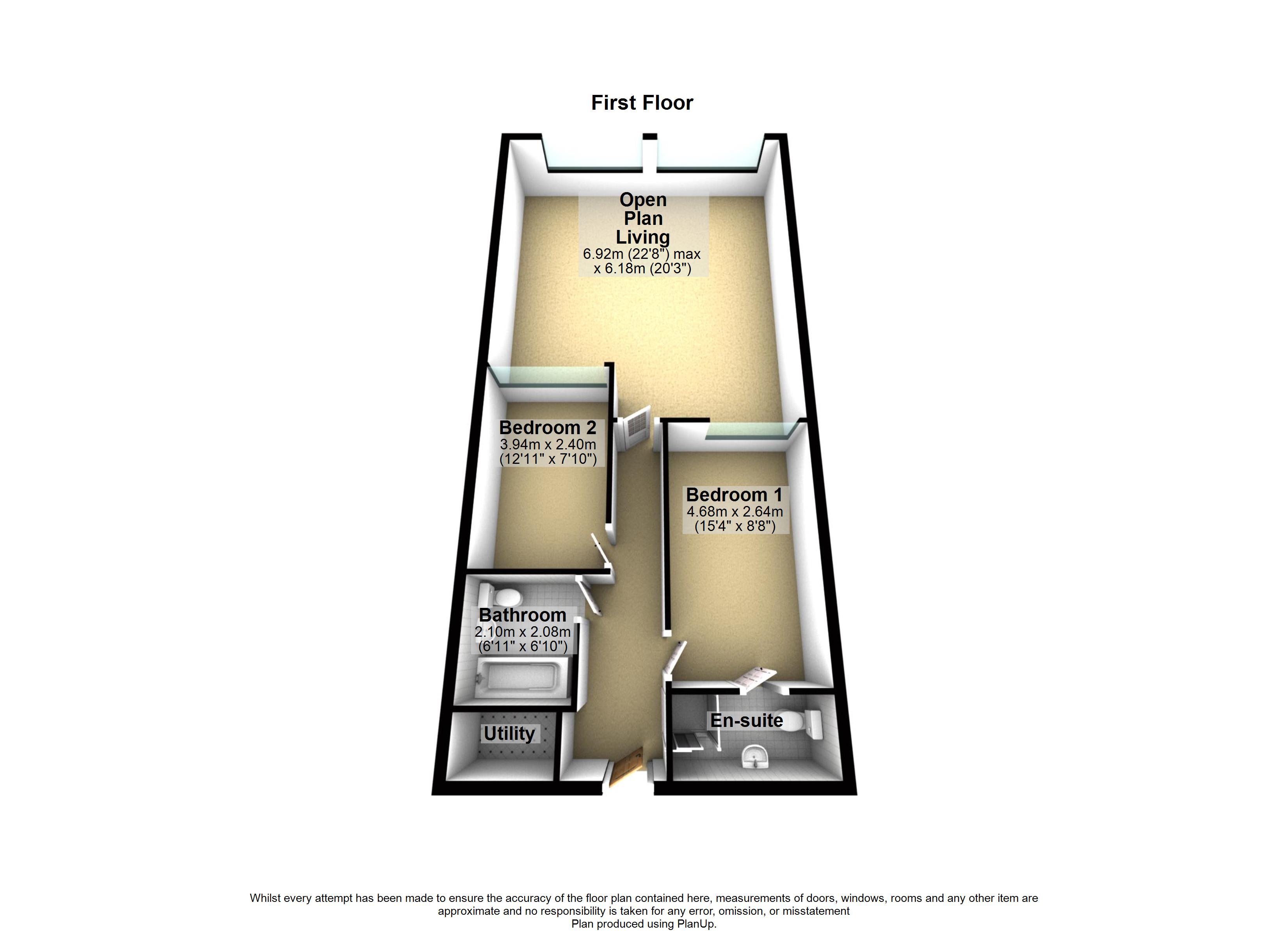 Apartment 29, Leigh Floor Plan