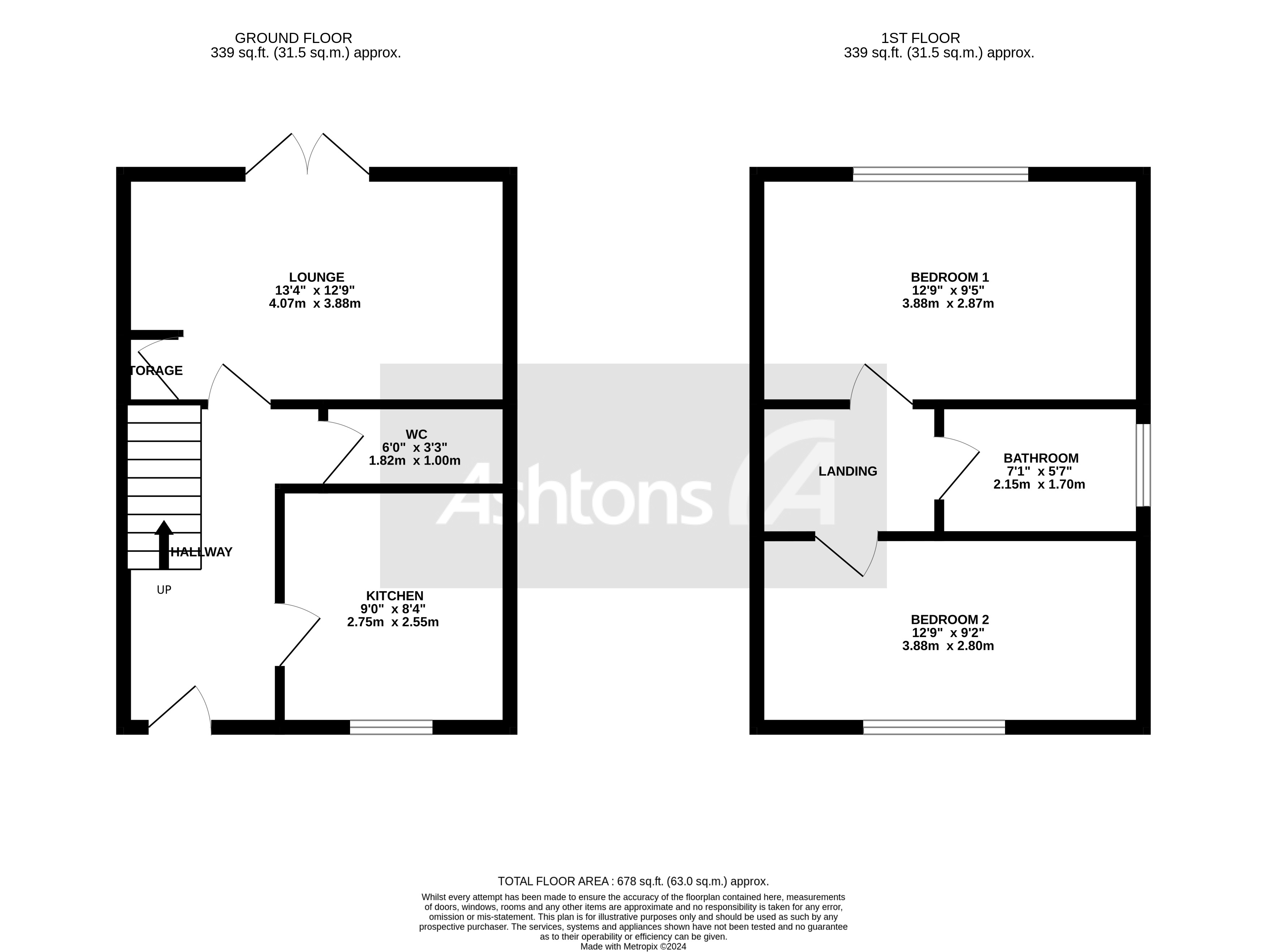 Meadowmead, Leigh Floor Plan