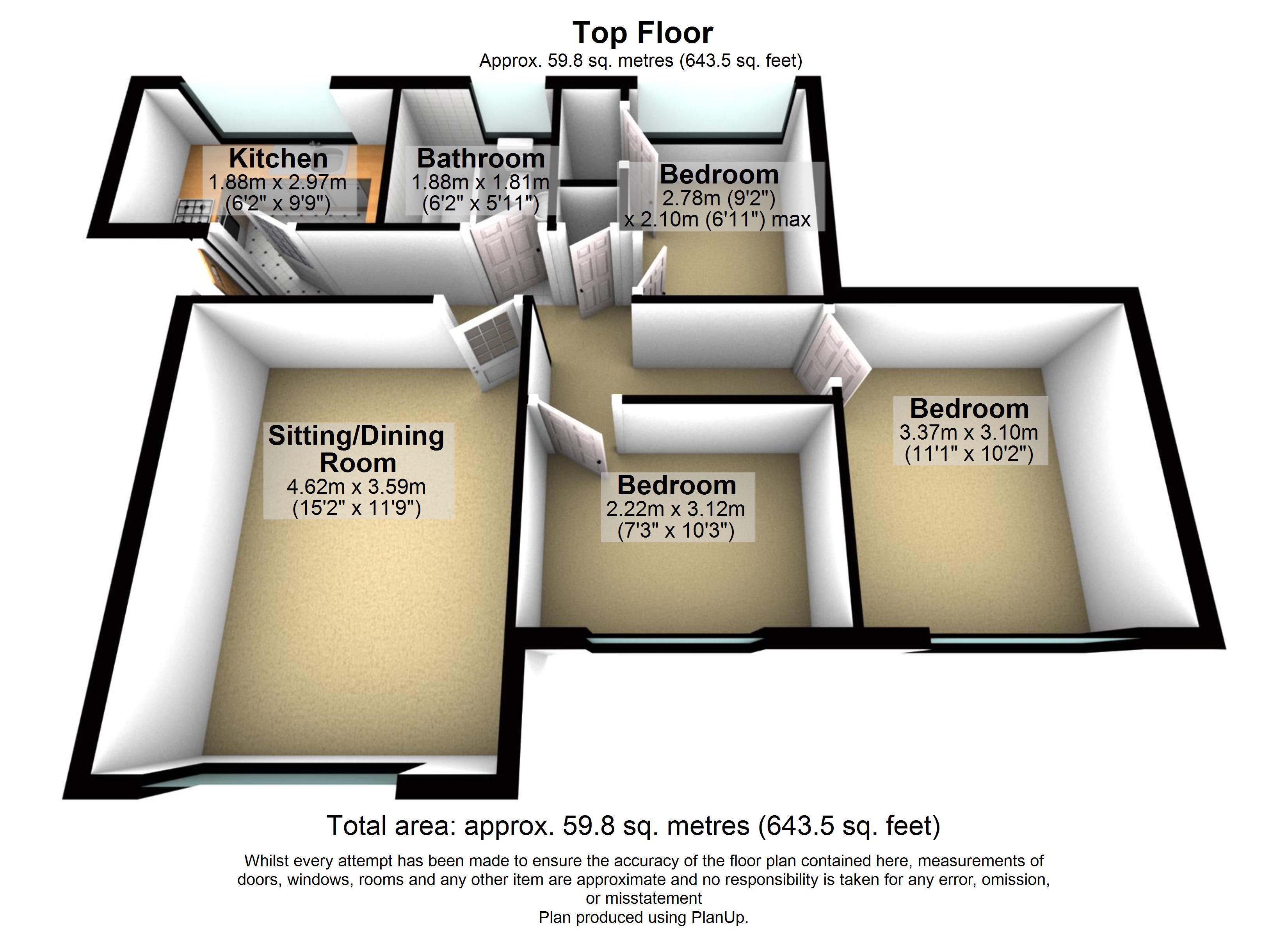 Apartment 8, Leigh Floor Plan