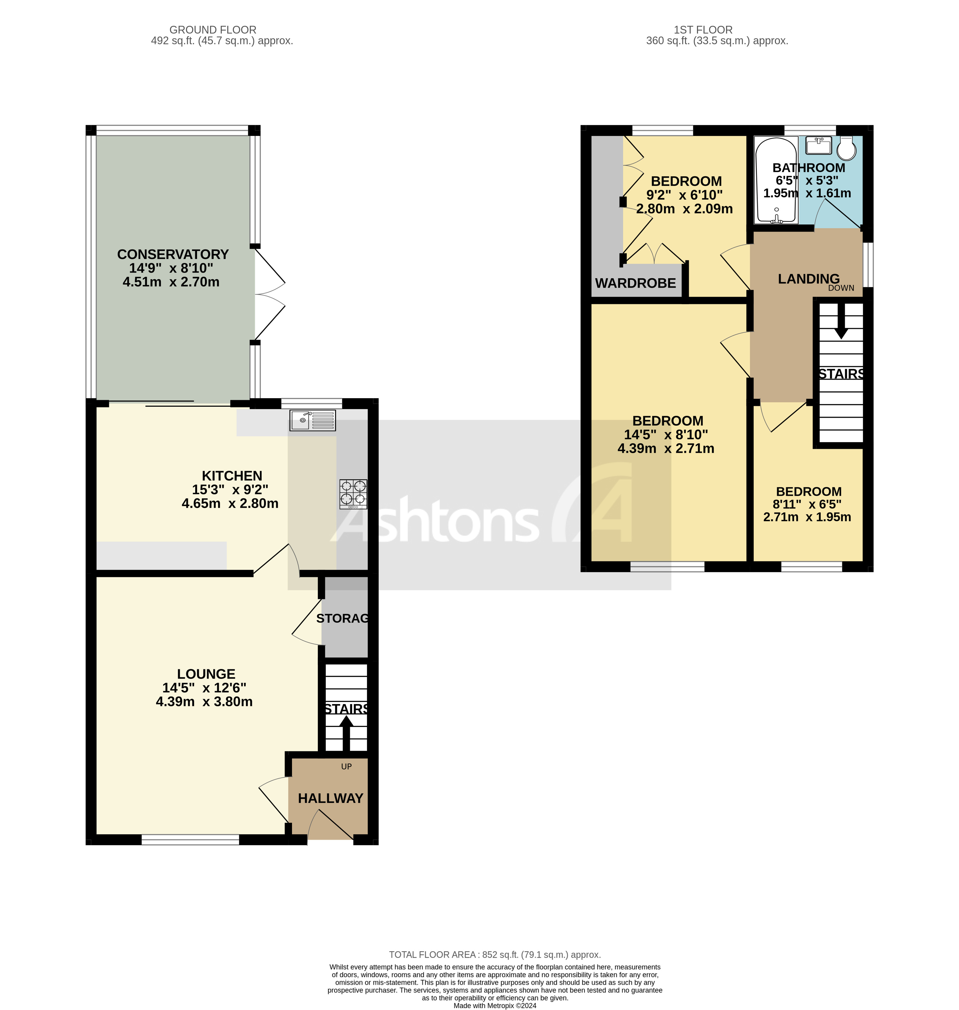 Ashmore Close, Warrington Floor Plan