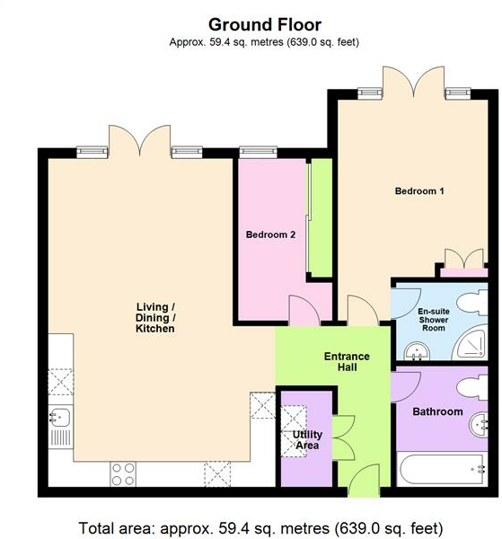 Lulworth Place, Warrington Floor Plan