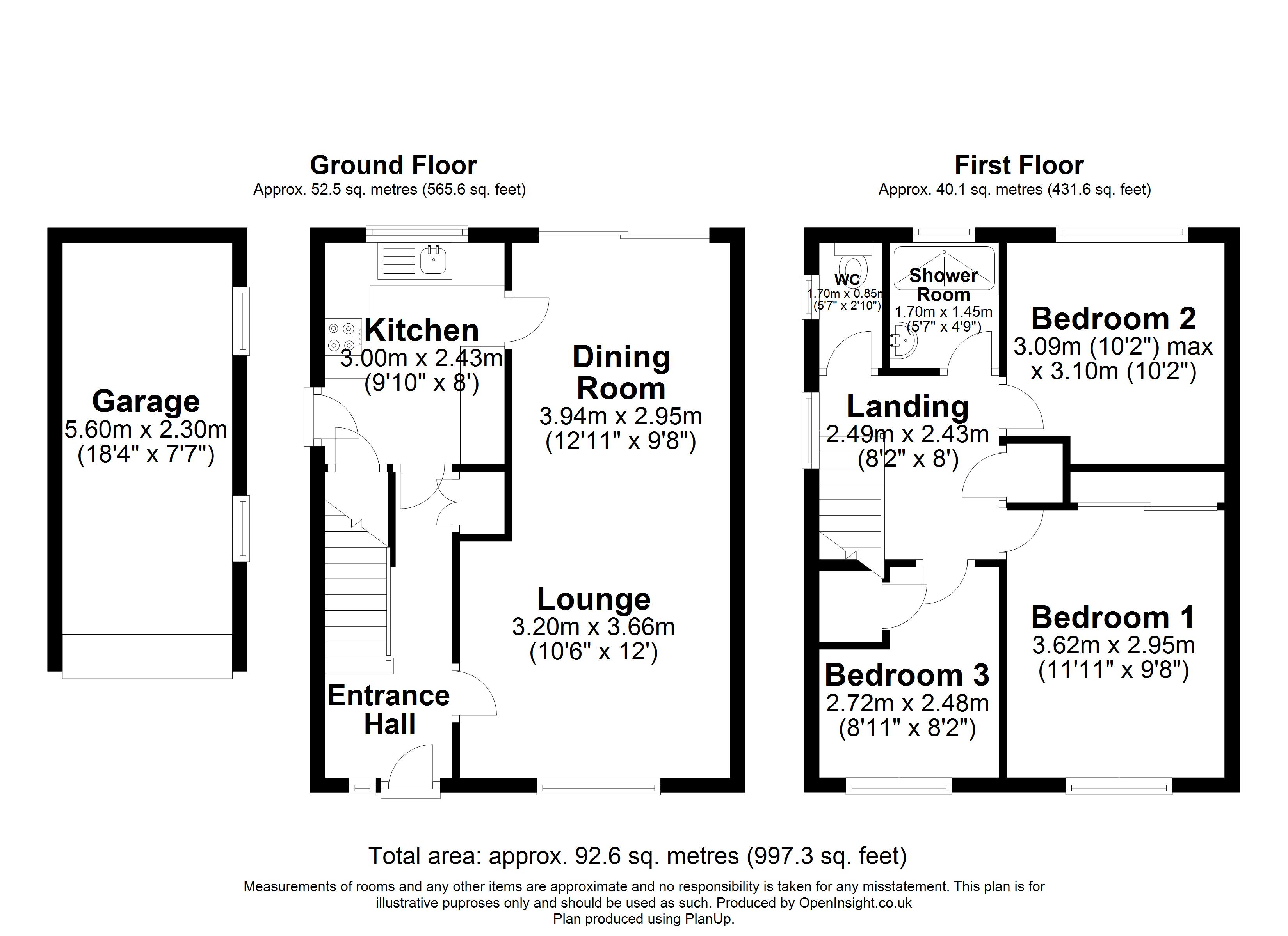 Woolacombe Close, Warrington Floor Plan