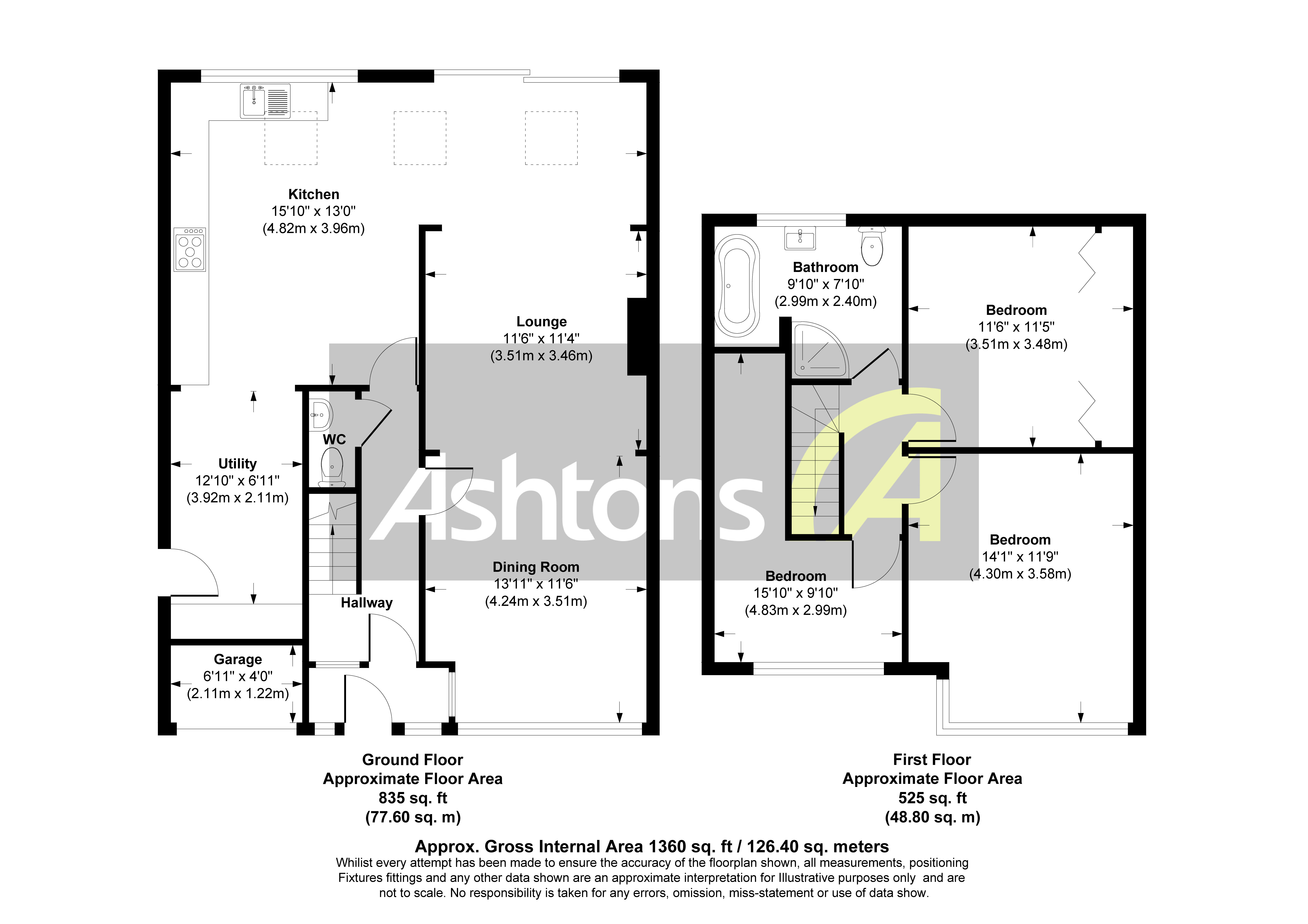 Lynton Crescent, Widnes Floor Plan