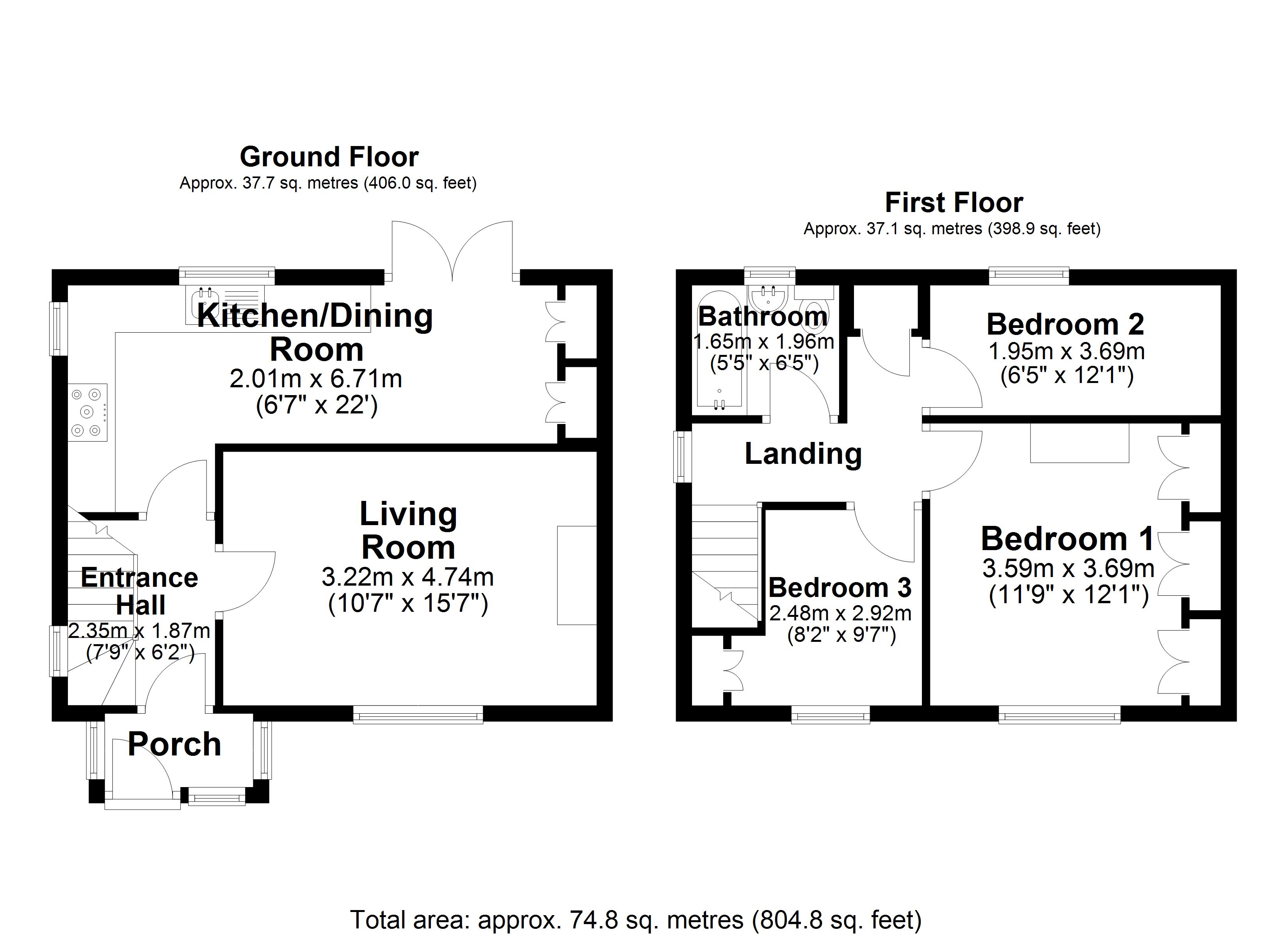 Pichael Nook, Warrington Floor Plan