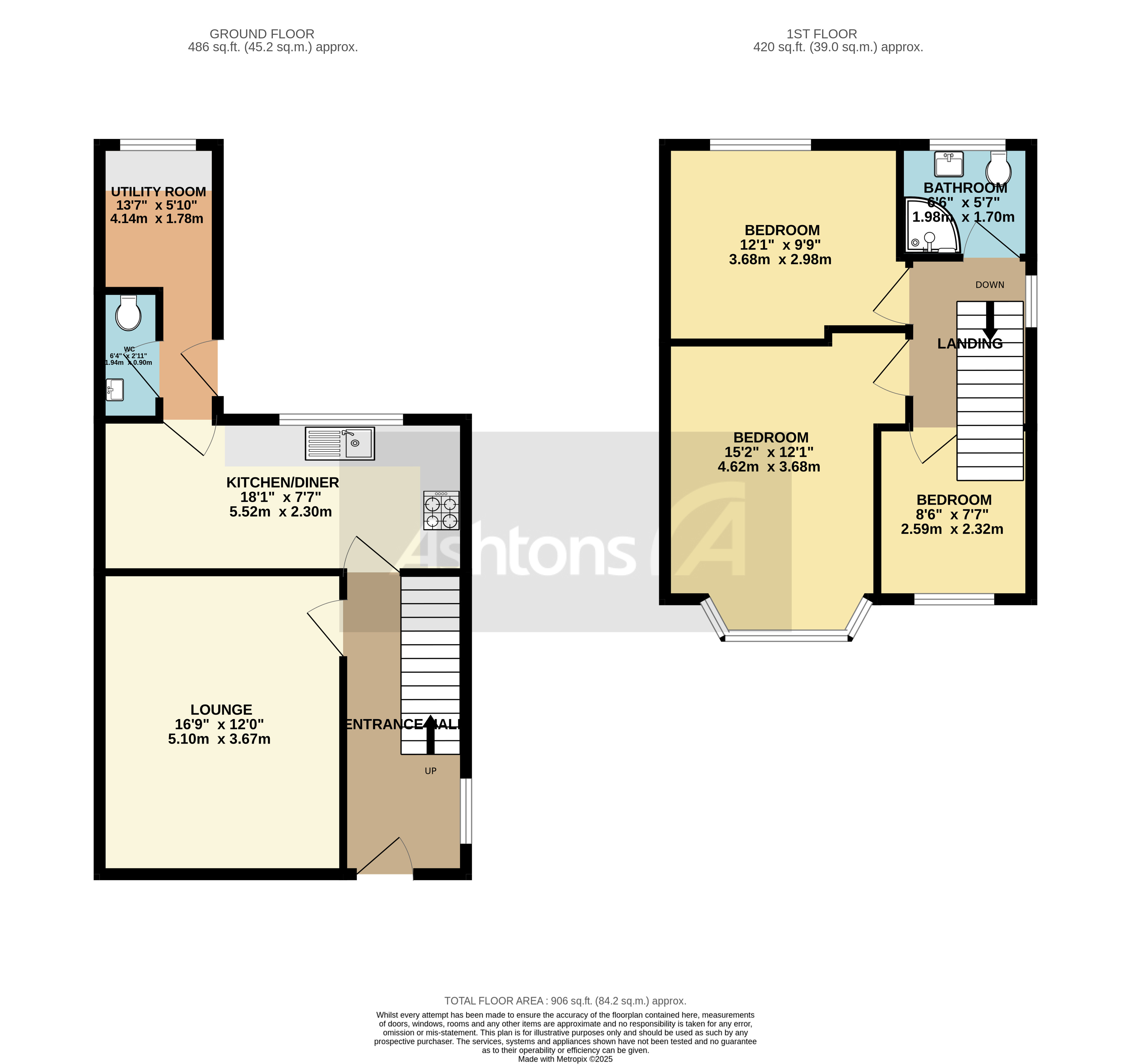 Small Avenue, Warrington Floor Plan