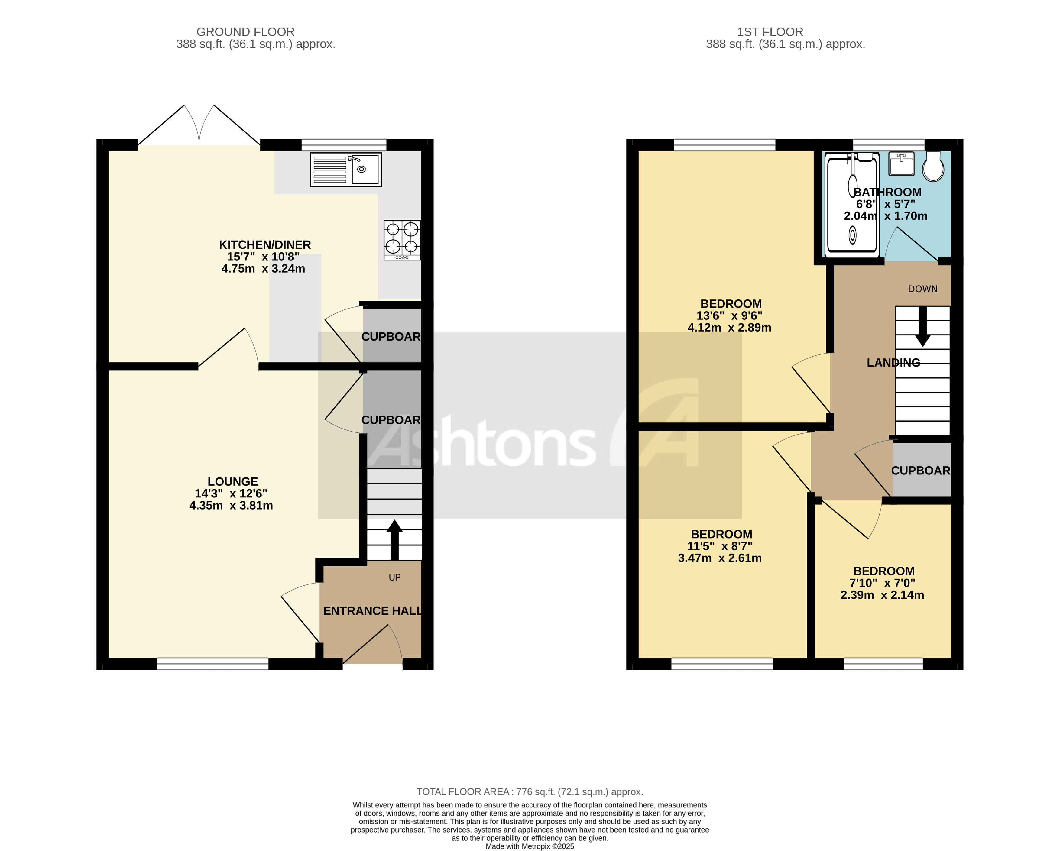 Ventnor Close, Warrington Floor Plan
