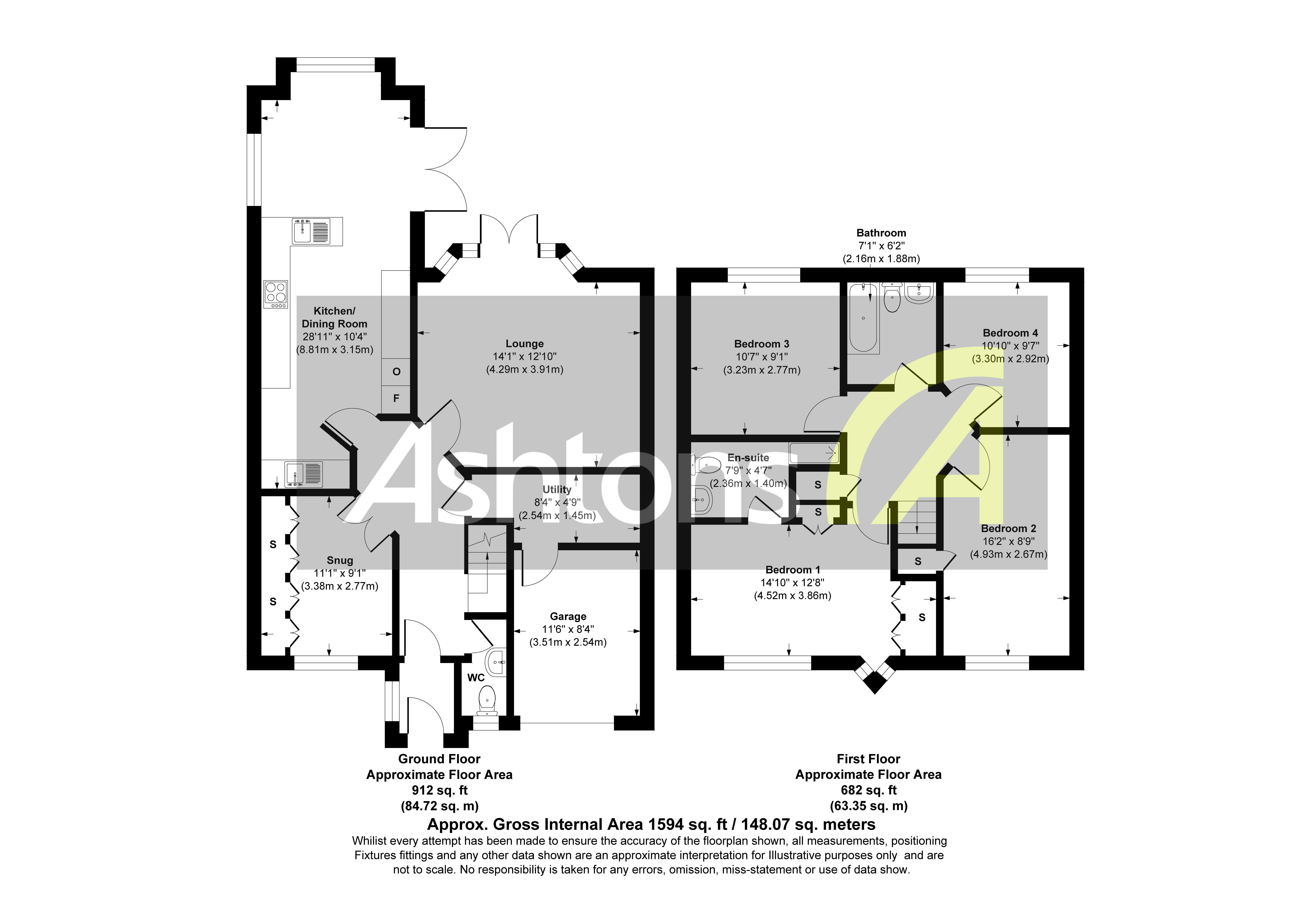 Millbrook Close, Warrington Floor Plan
