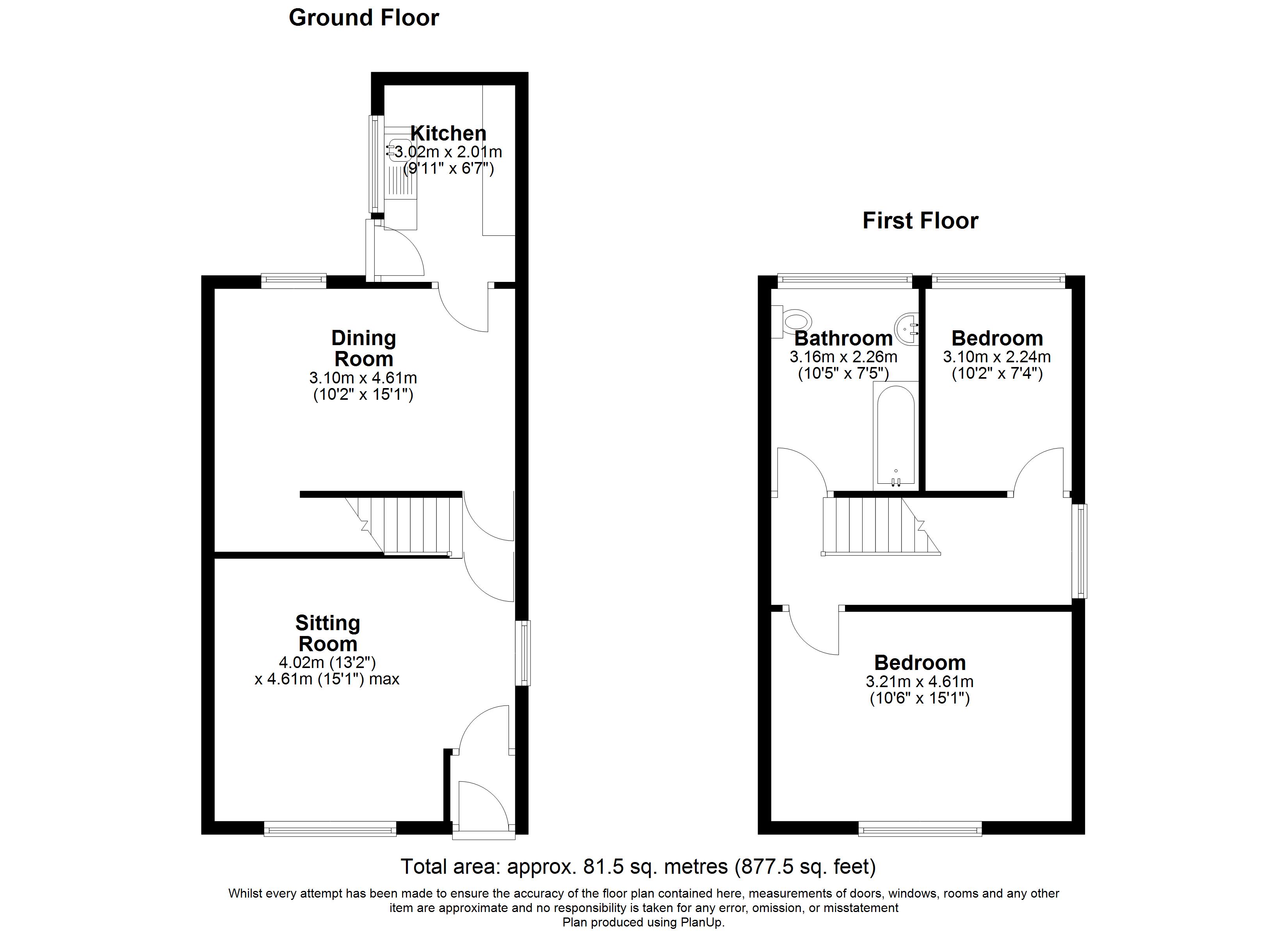 Sidney Street, Leigh Floor Plan