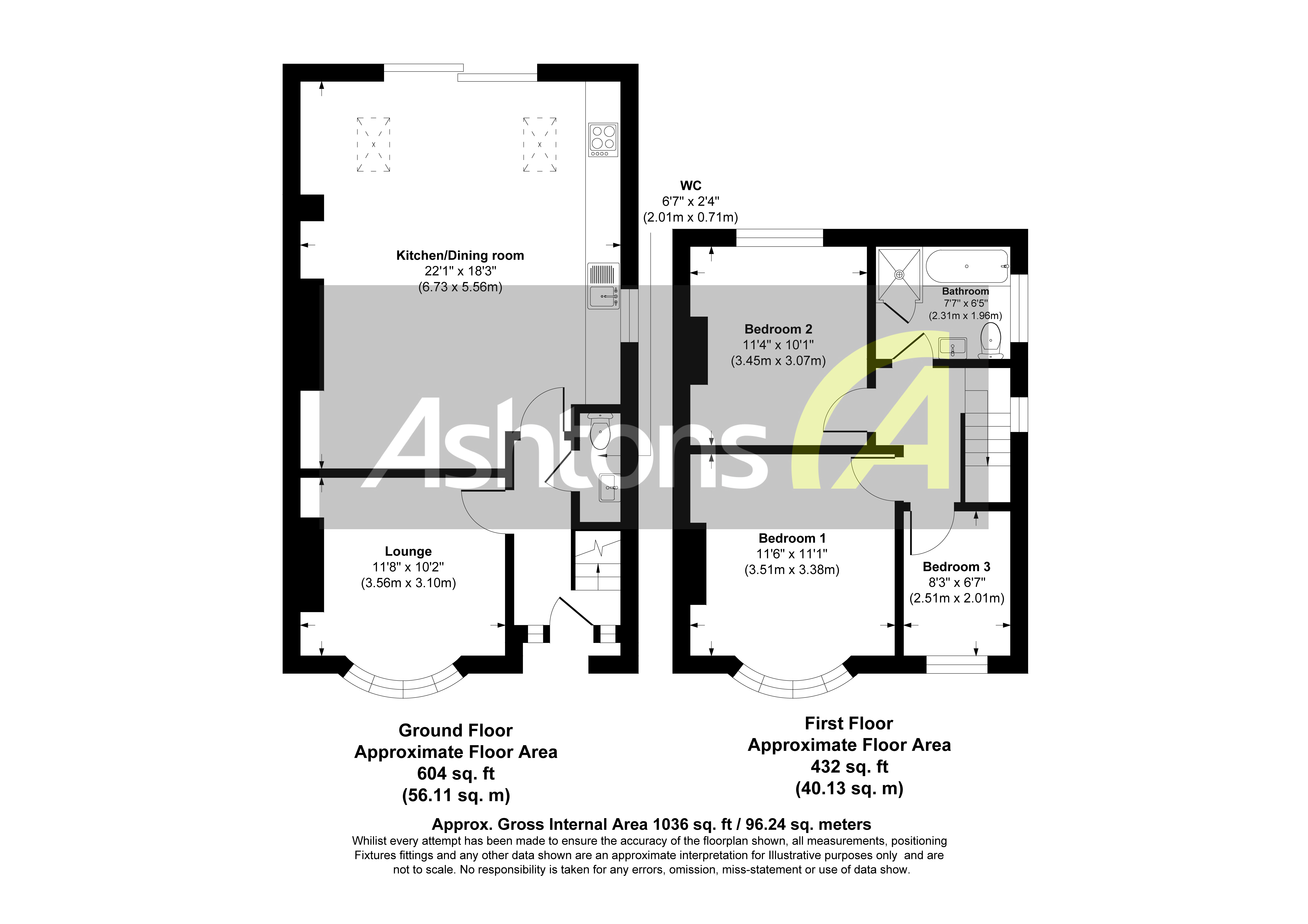 Beaconsfield Crescent, Widnes Floor Plan